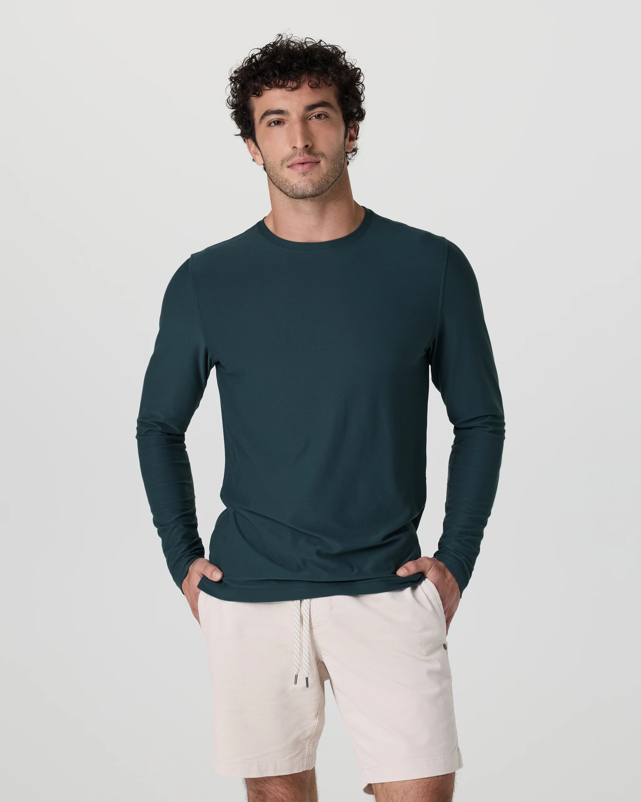 Long Sleeve Strato Tech Tee | Deep Sea