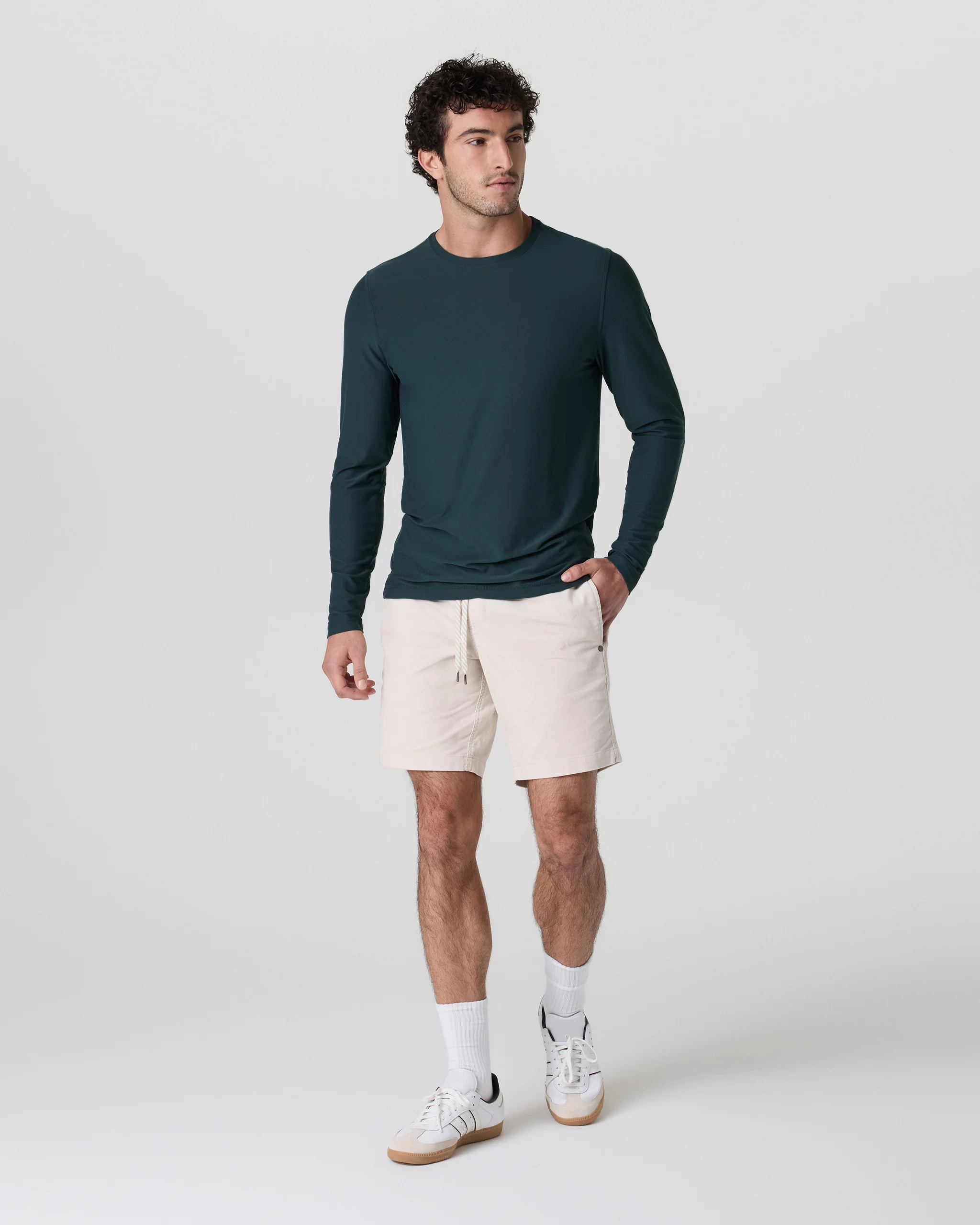 Long Sleeve Strato Tech Tee | Deep Sea
