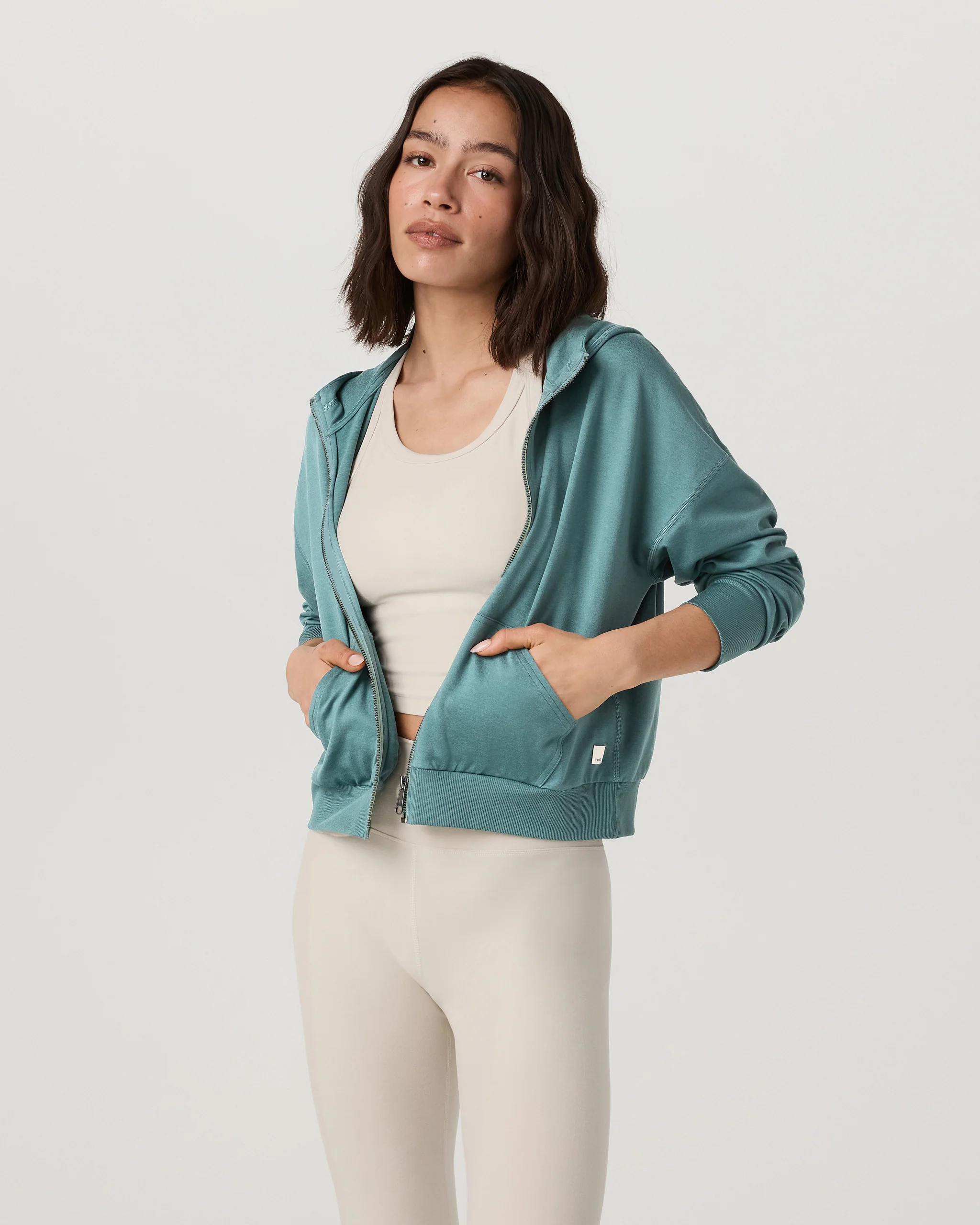 Halo Modern Full Zip Hoodie | Bluegrass Heather