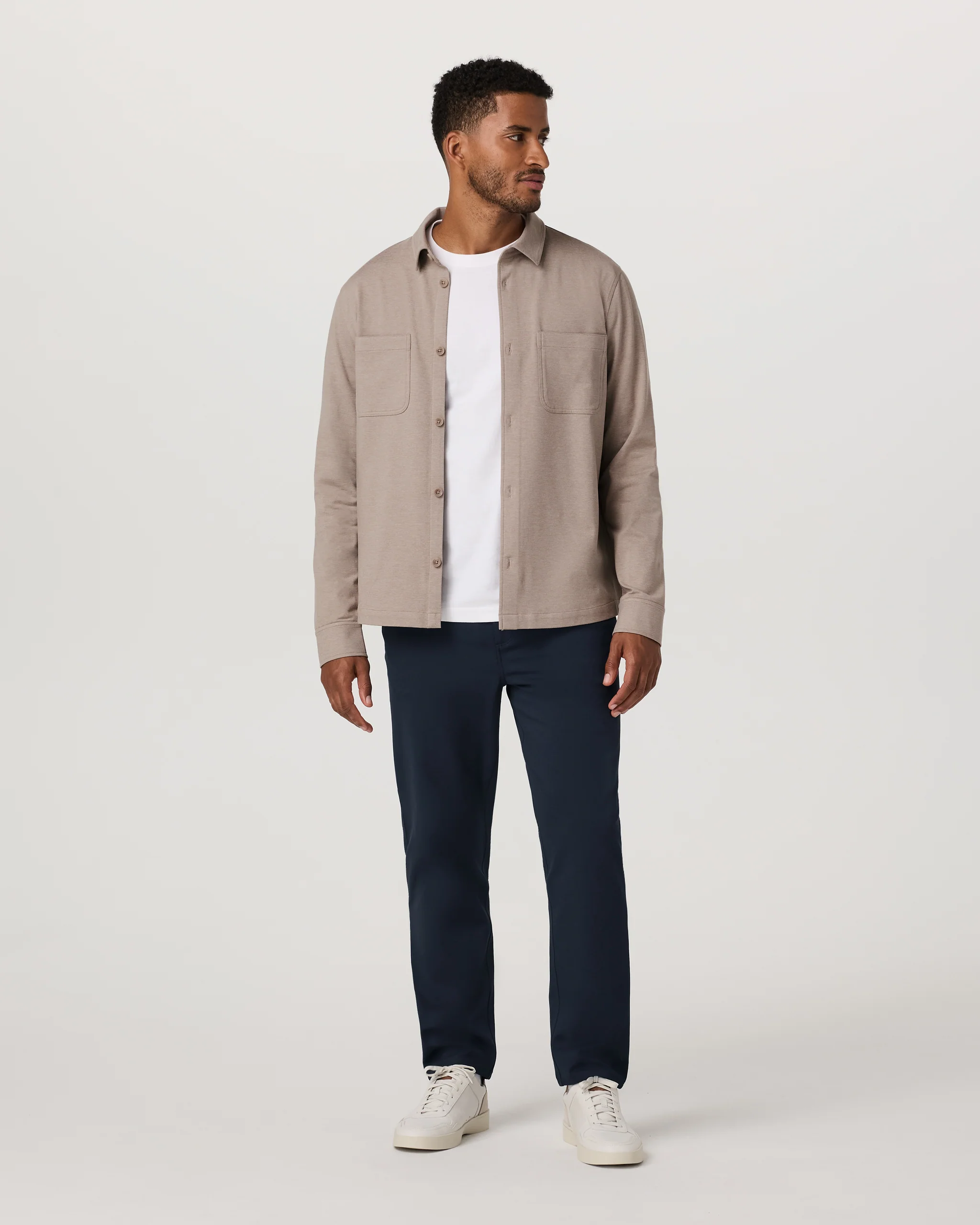 Coronado Shirt Jacket | Pumice Heather