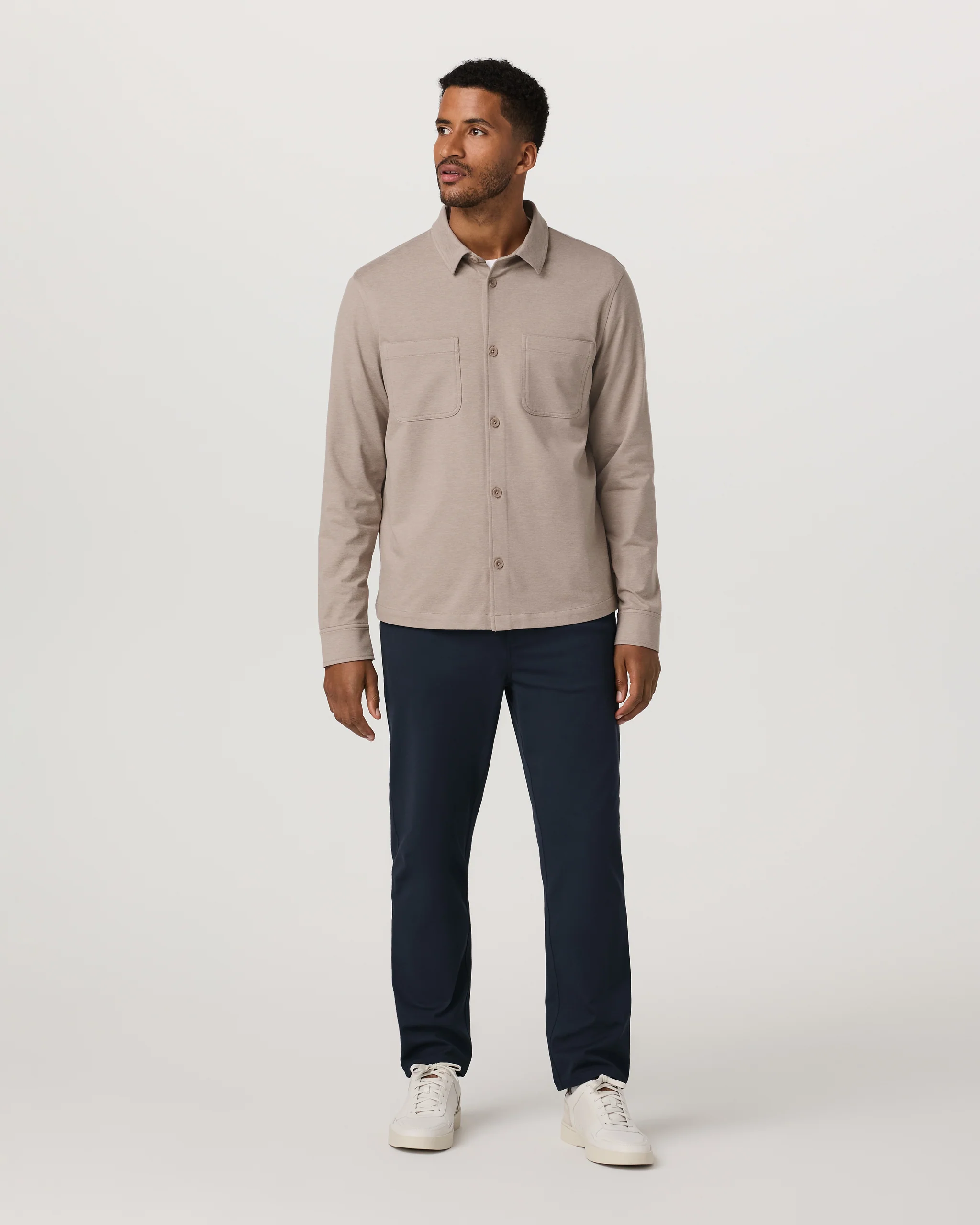 Coronado Shirt Jacket | Pumice Heather
