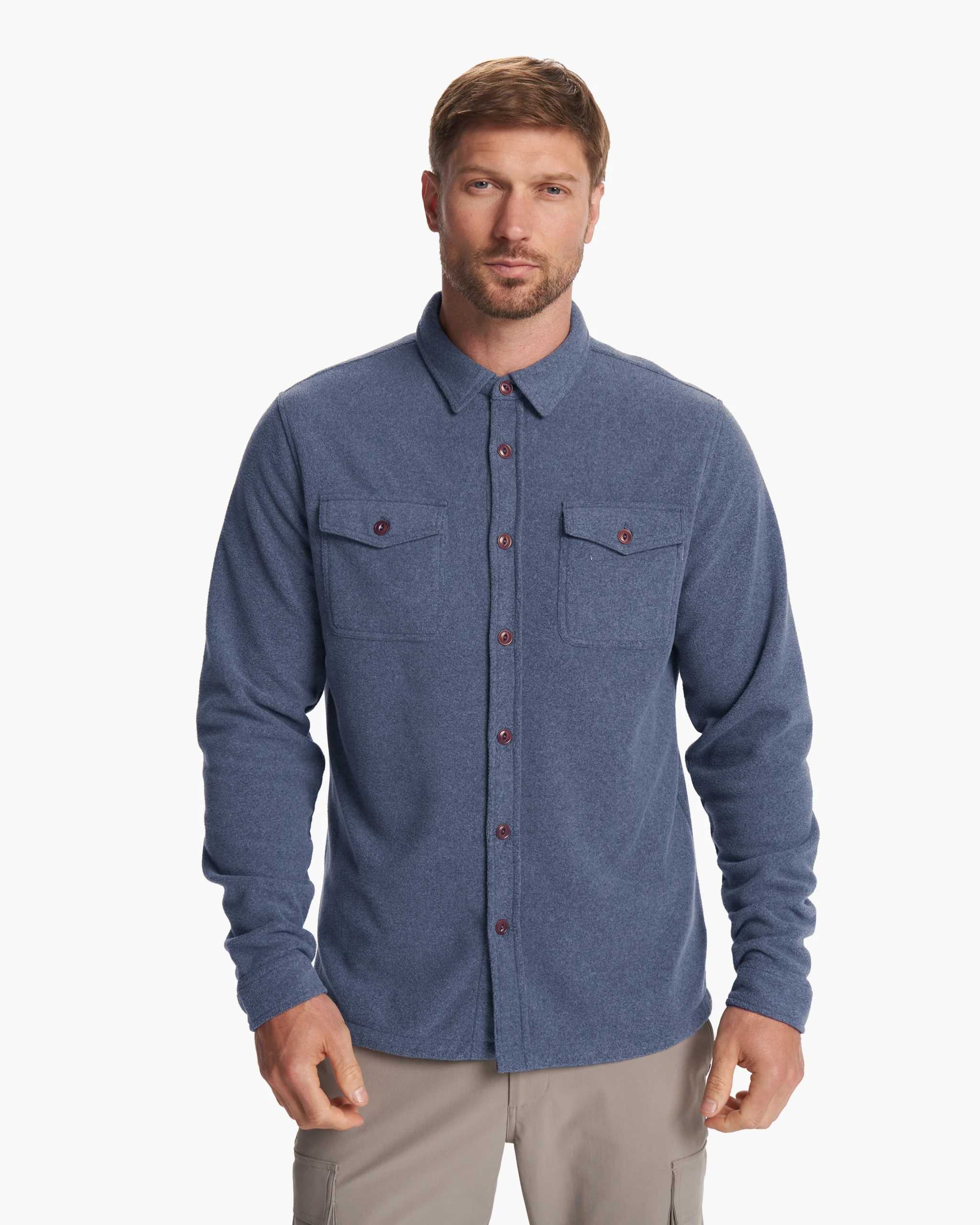 18748-aspen-shirt-jacket-azure-heather-1.webp Aspen Shirt Jacket | Azure Heather