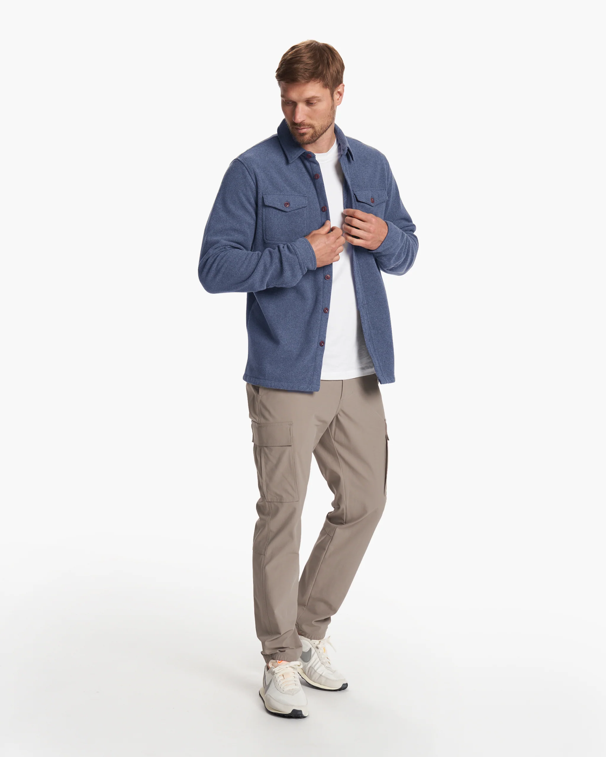 Aspen Shirt Jacket | Azure Heather