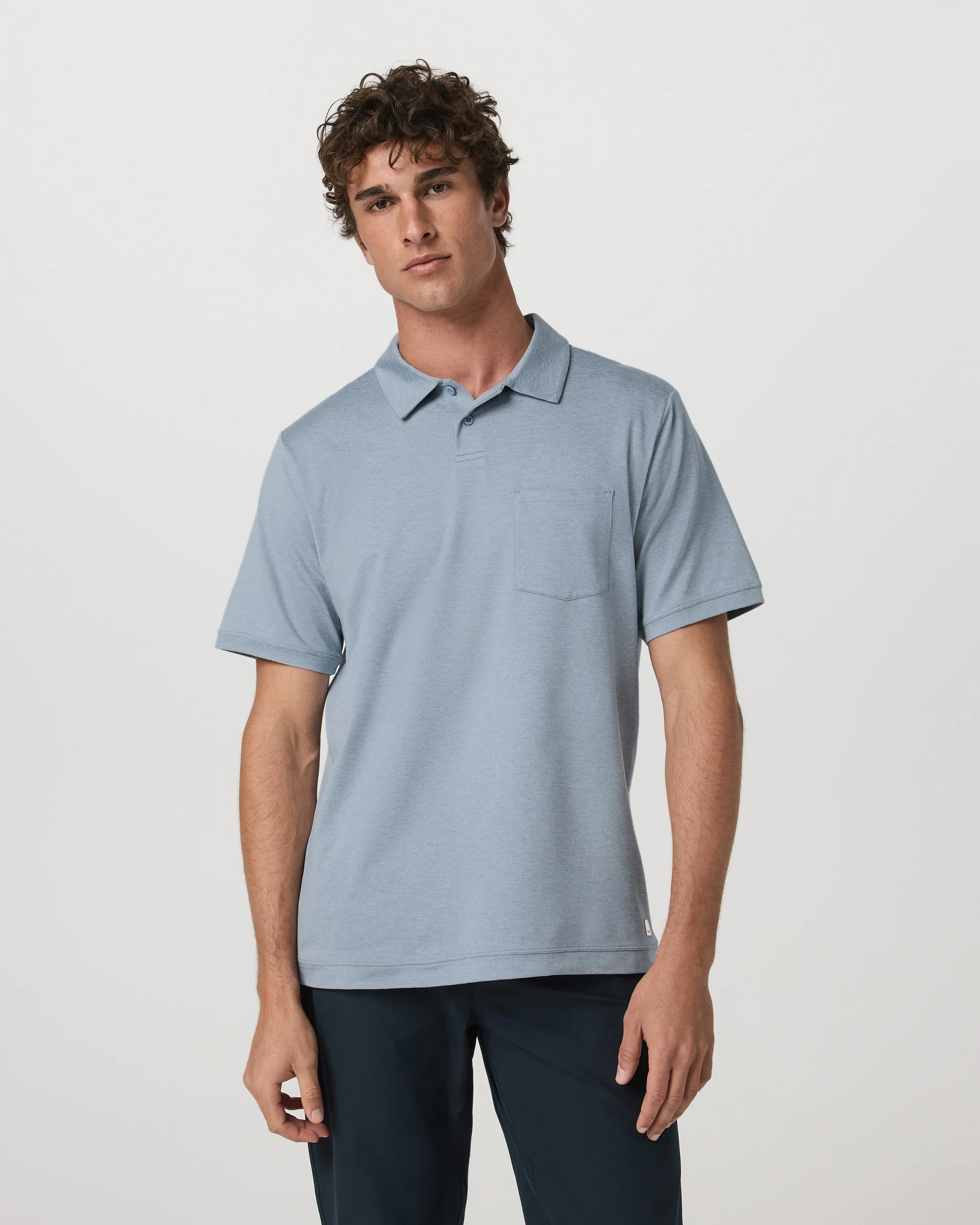 18810-short-sleeve-ponto-performance-polo-blue-dusk-heather-1.webp Short Sleeve Ponto Performance Polo | Blue Dusk Heather