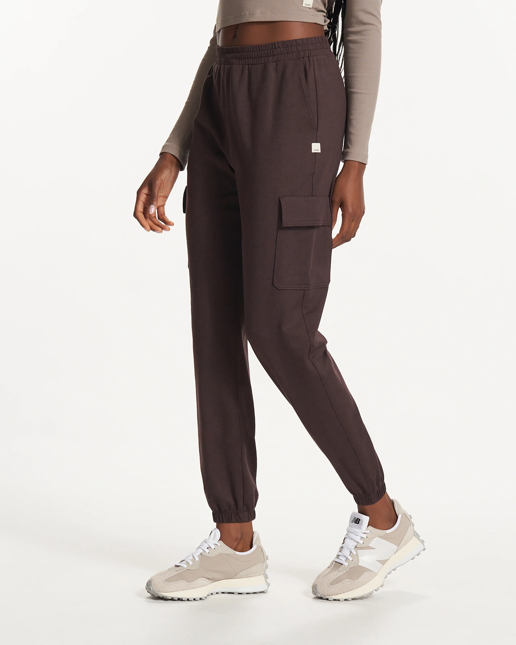 Boyfriend Cargo Sweatpant | Java Heather