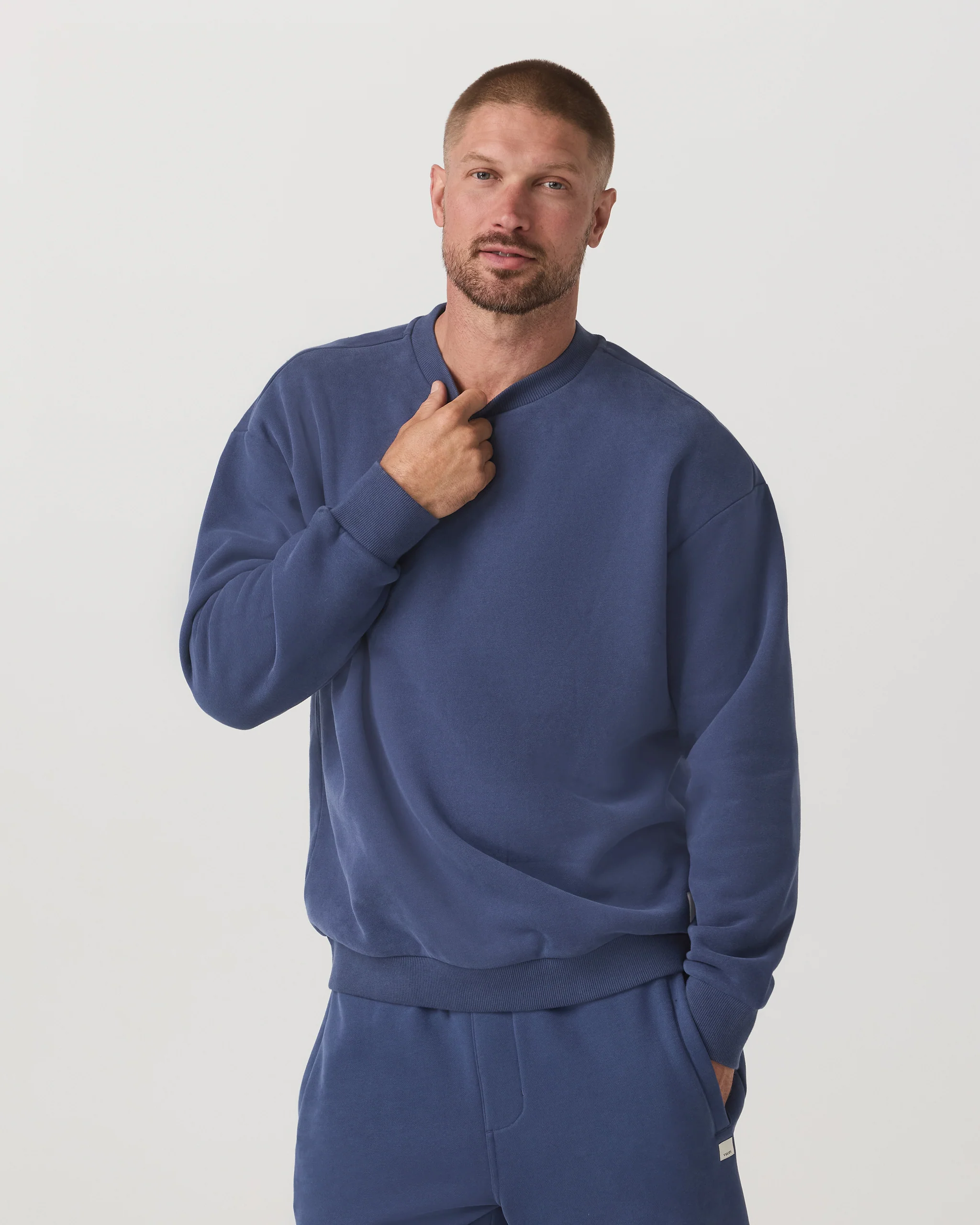 Restore Oversized Crew 2.0 | French Blue