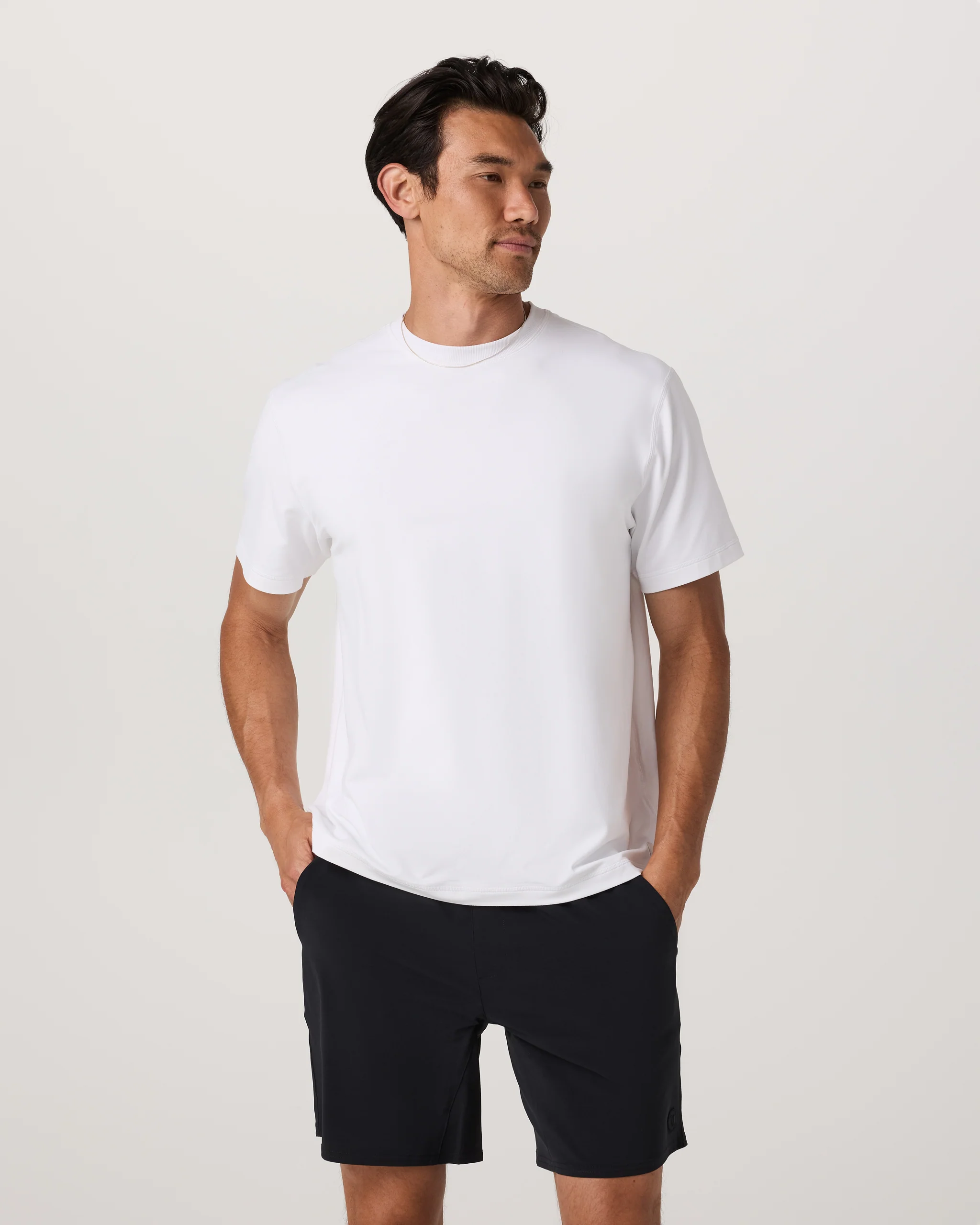 Short Sleeve Ponto Tee - Relaxed Fit | White