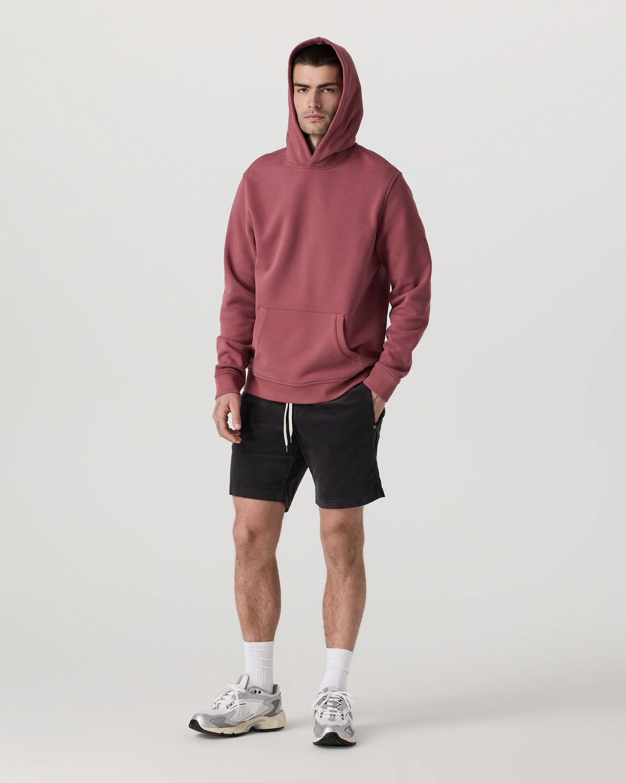 Seaside Pullover Hoodie | Berry