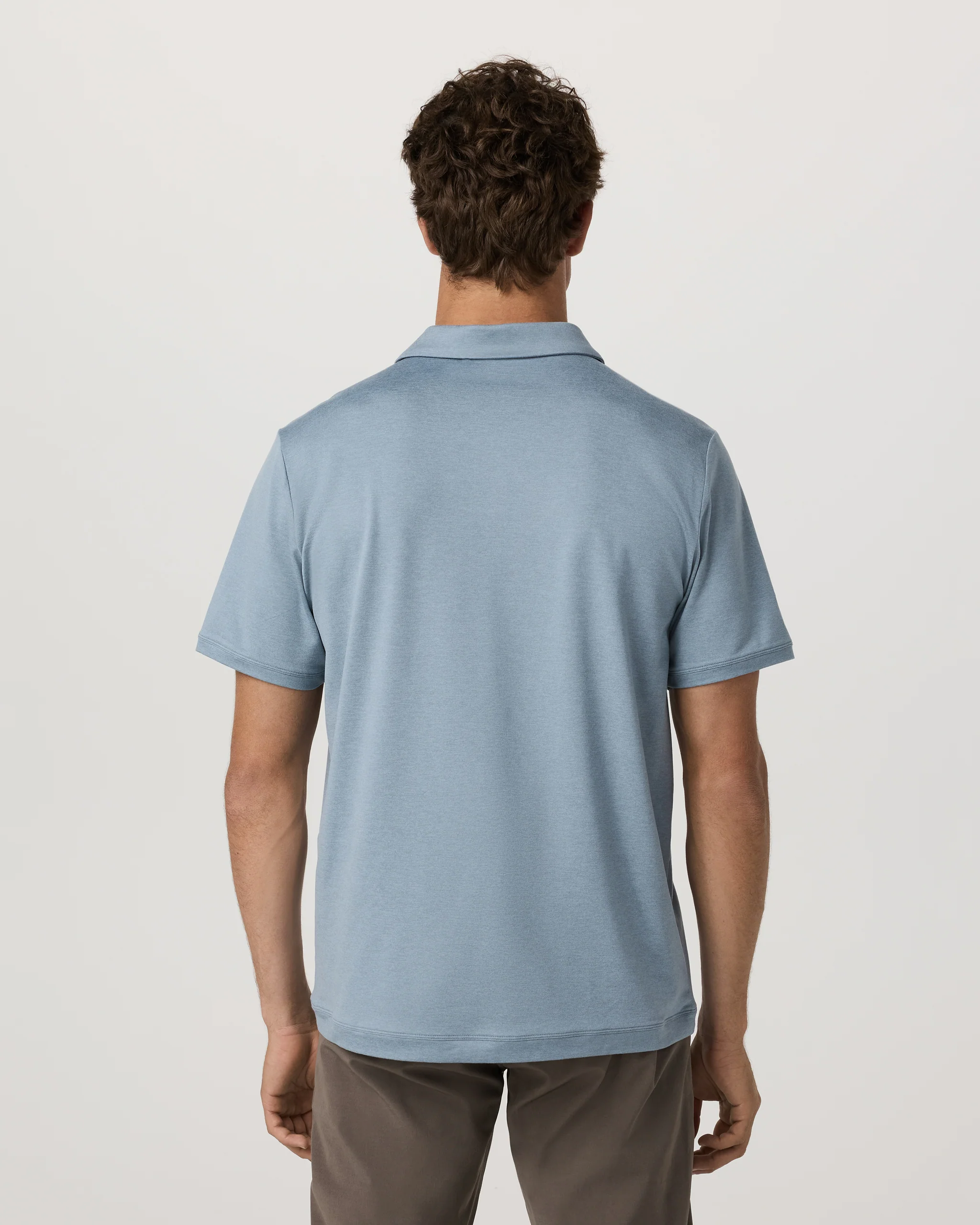 Short Sleeve Ponto Performance Polo | Flint Heather