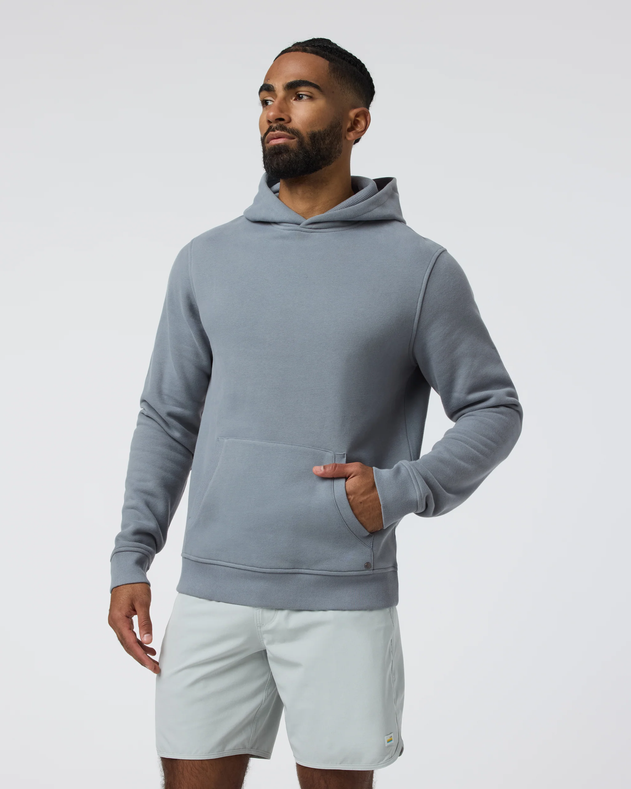 Seaside Pullover Hoodie | Dusty Blue
