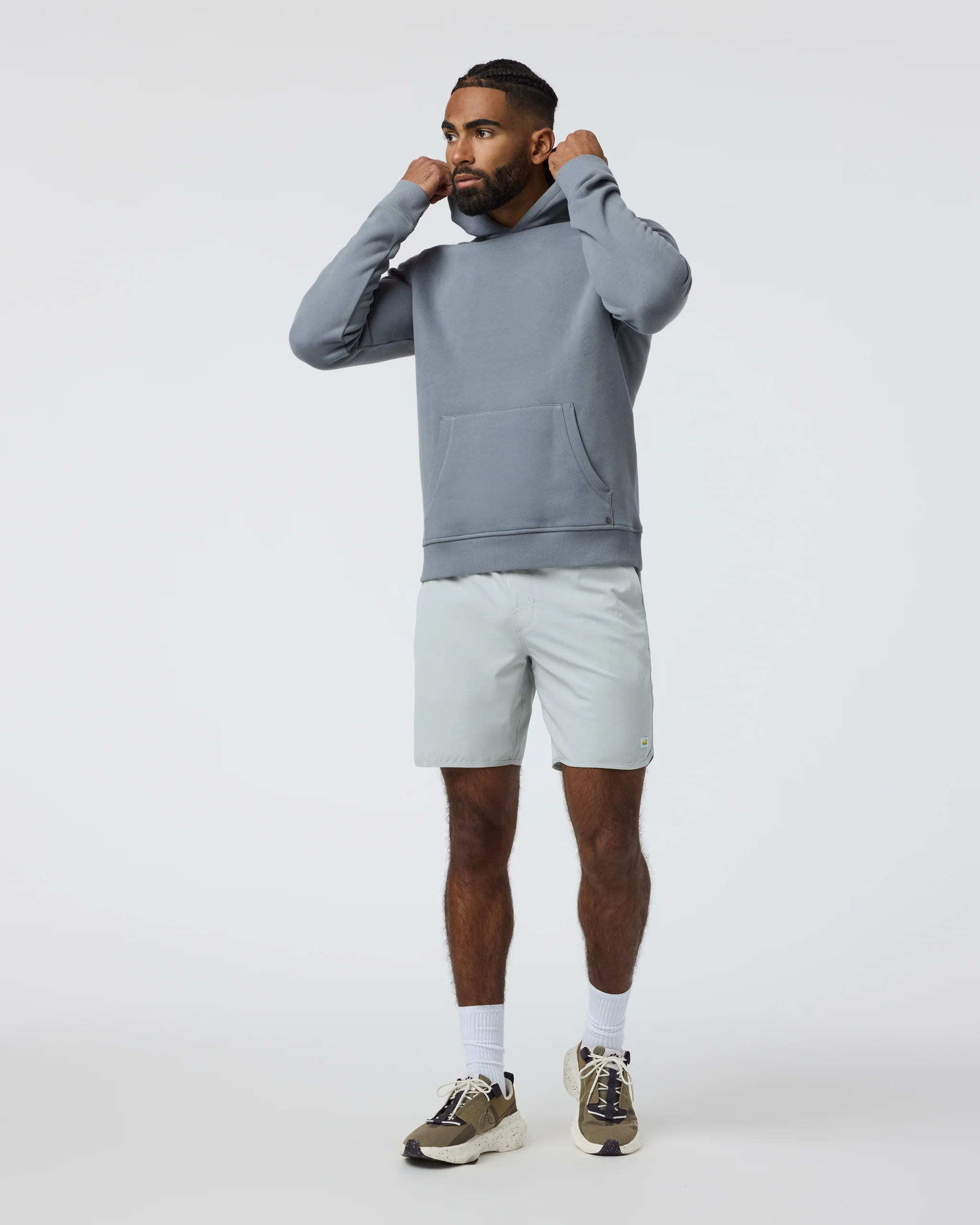 Seaside Pullover Hoodie | Dusty Blue