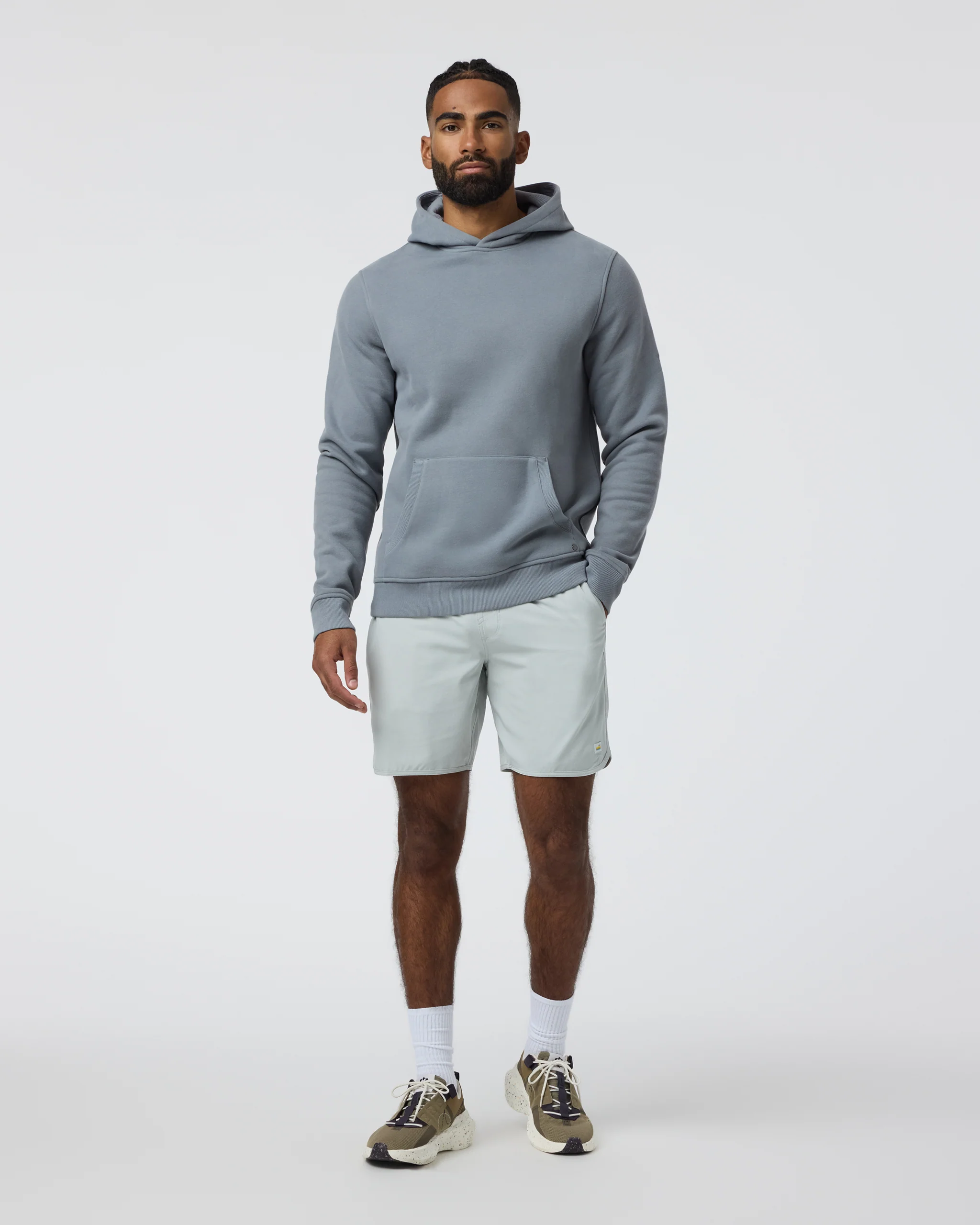 Seaside Pullover Hoodie | Dusty Blue