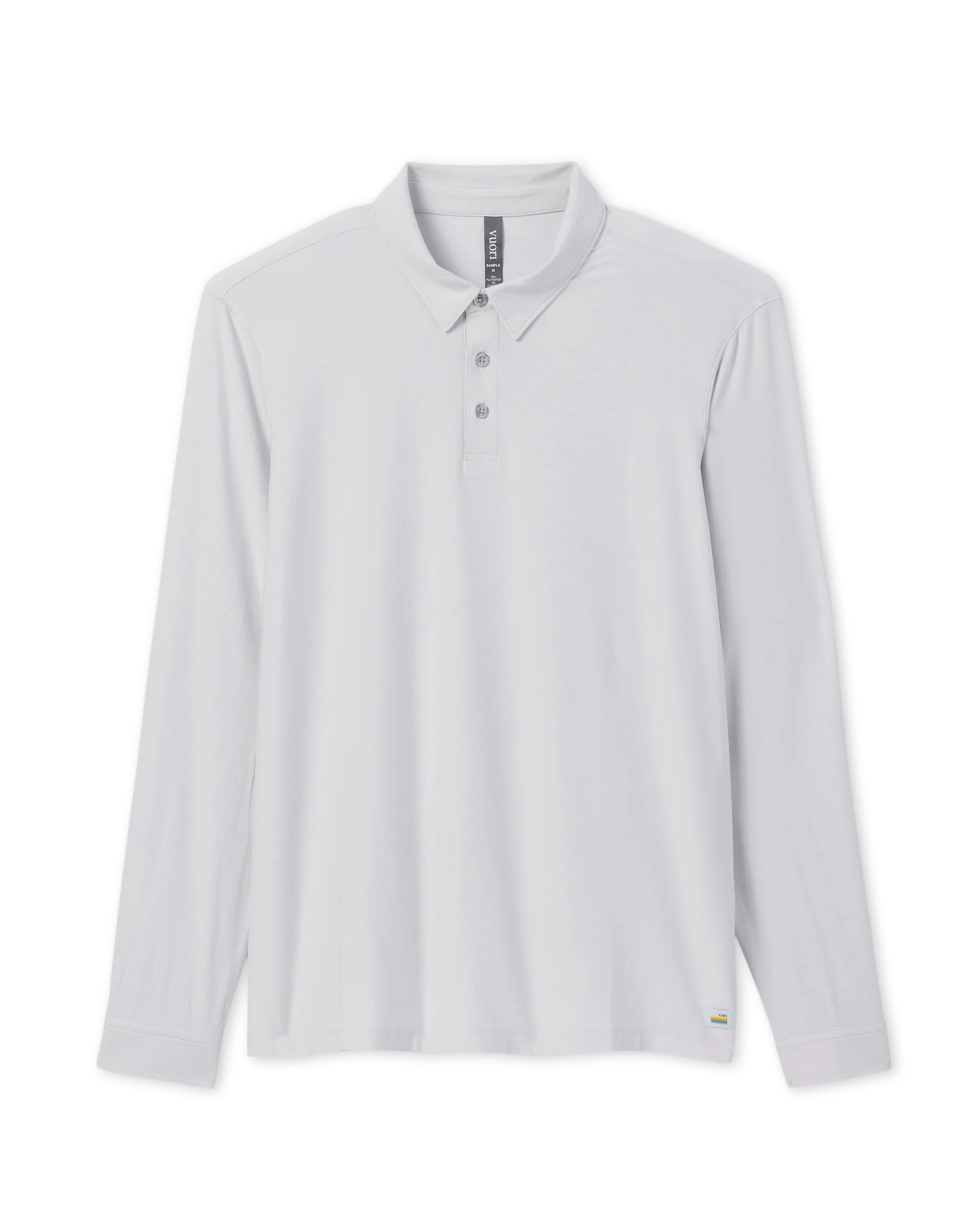 Long Sleeve Strato Tech Polo | Frost Grey Heather