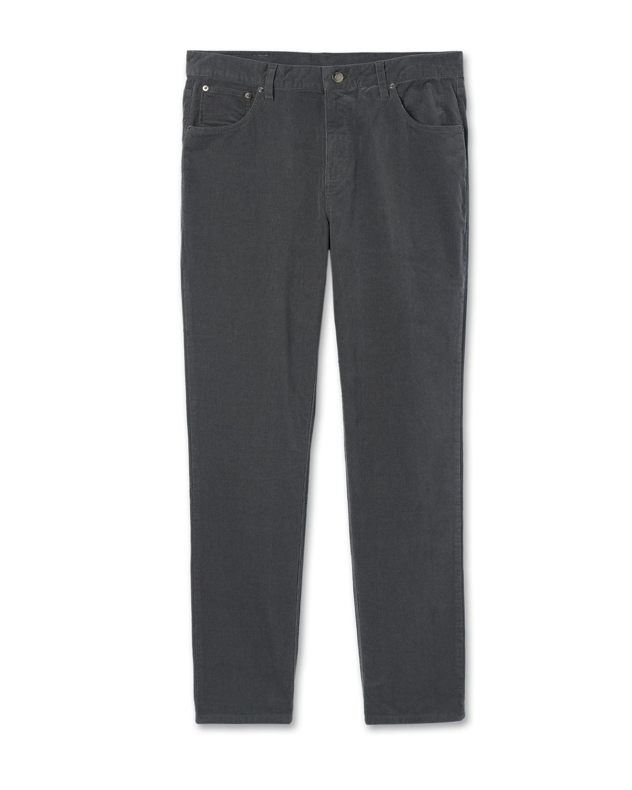 Optimist 5-Pocket Cord Pant Athletic Slim Fit | Dark Pewter