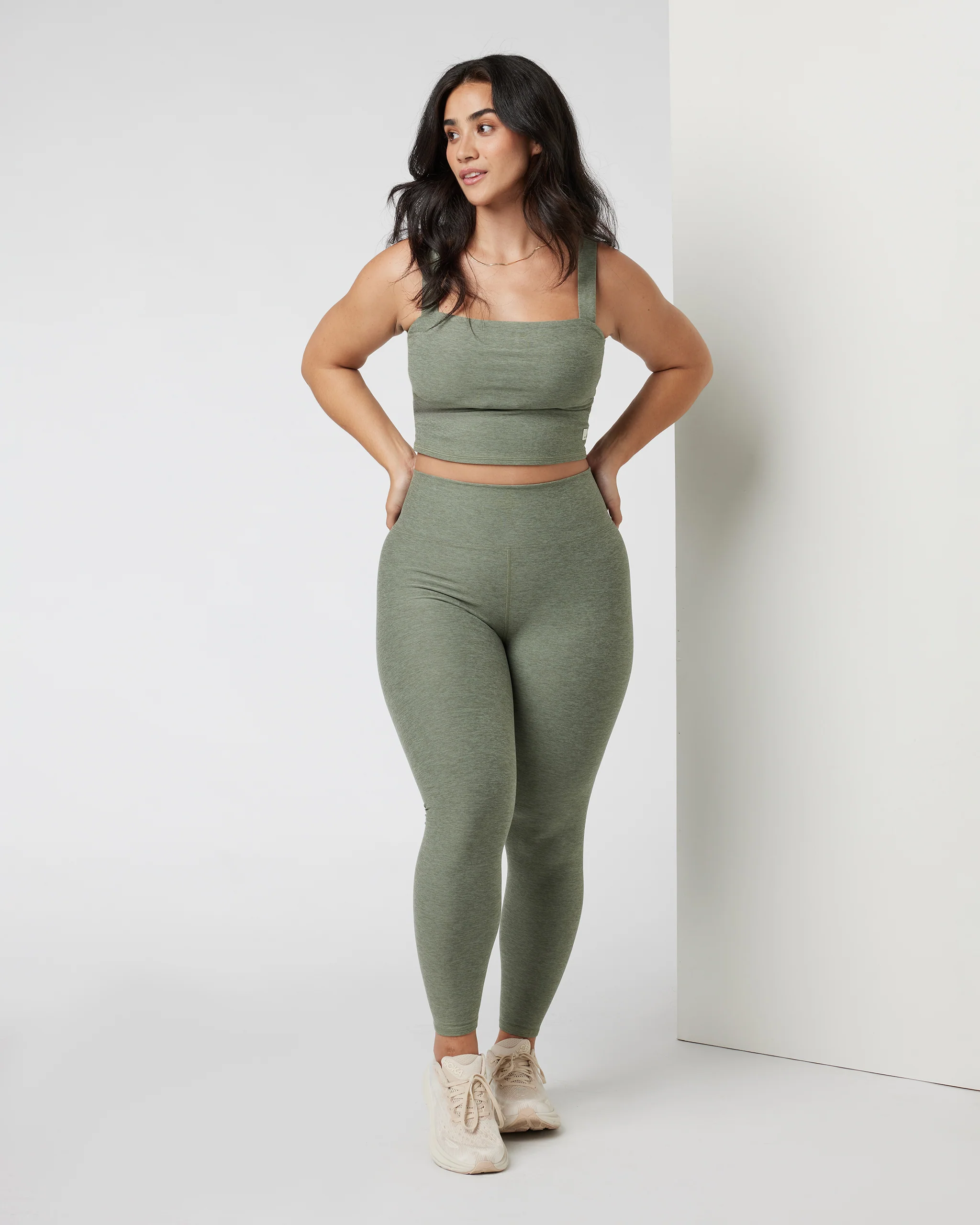 Clean Elevation Legging | Pistachio Heather