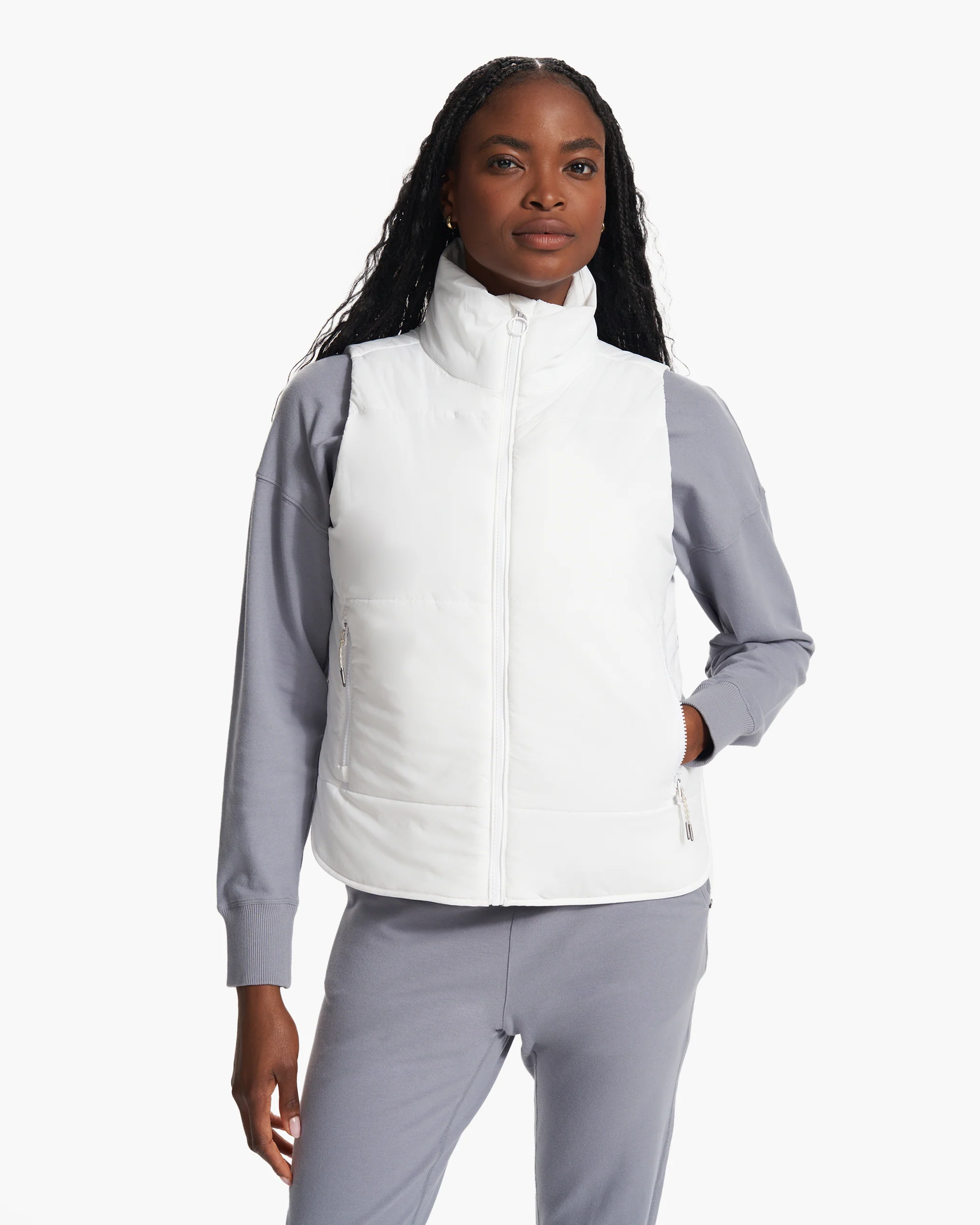 Canyon Insulated Vest | White