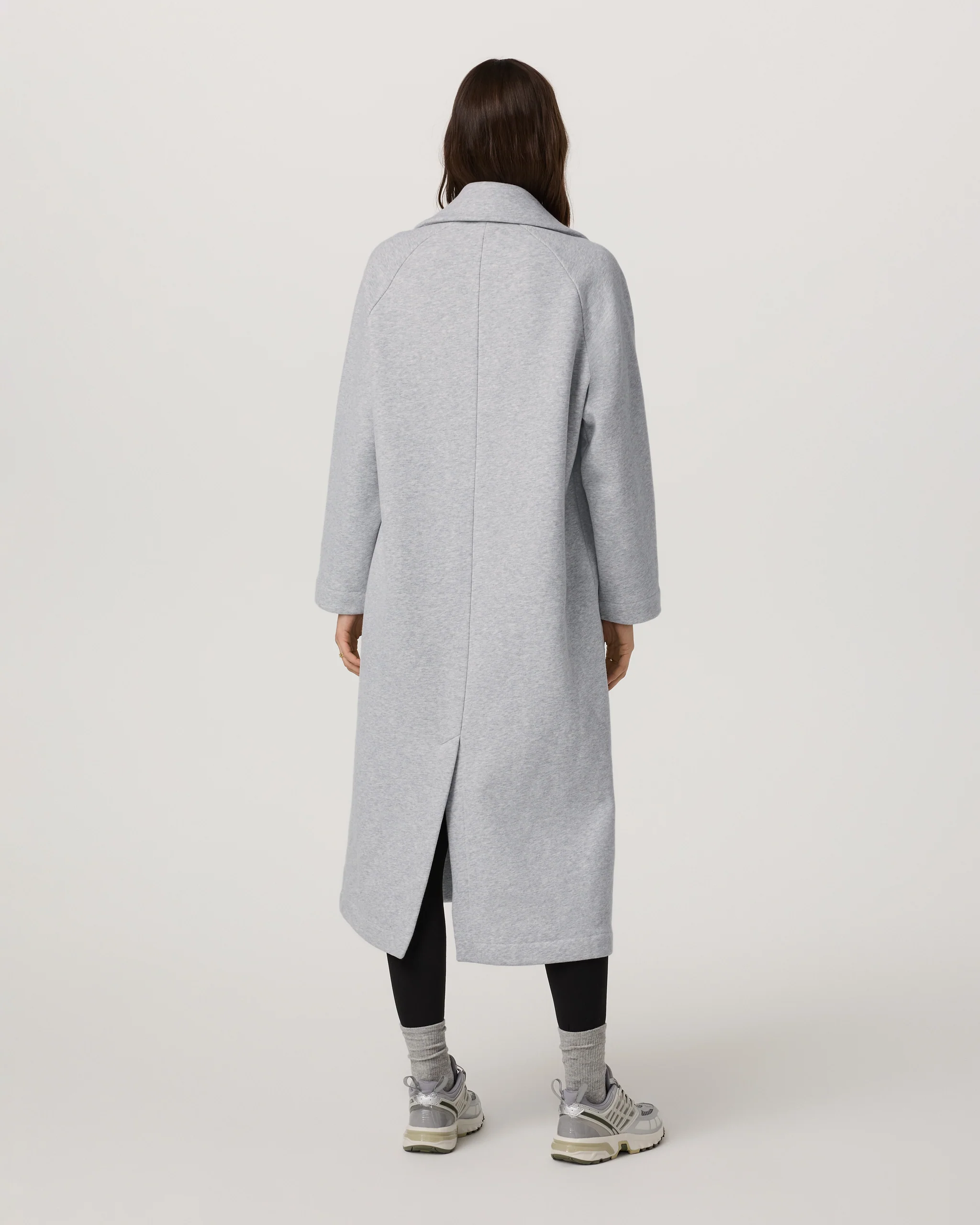 Restore Trench Coat | Light Heather Grey