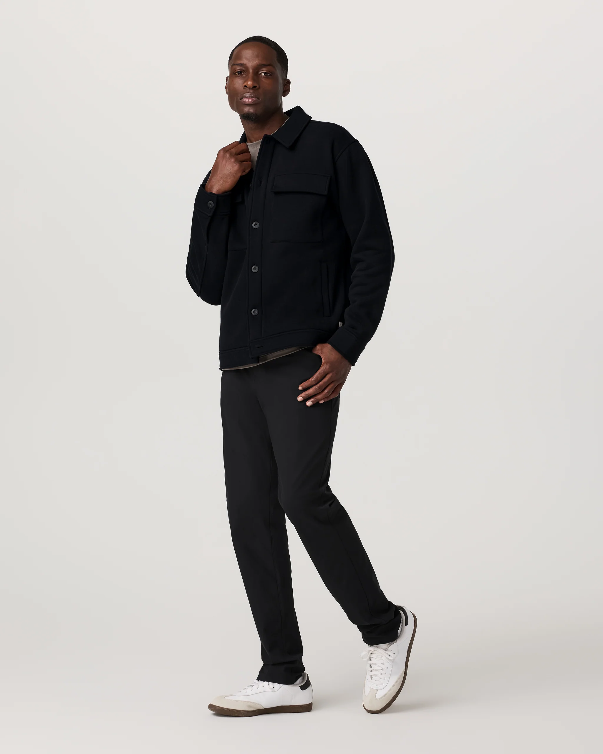 Seaside Shirt Jacket | Black