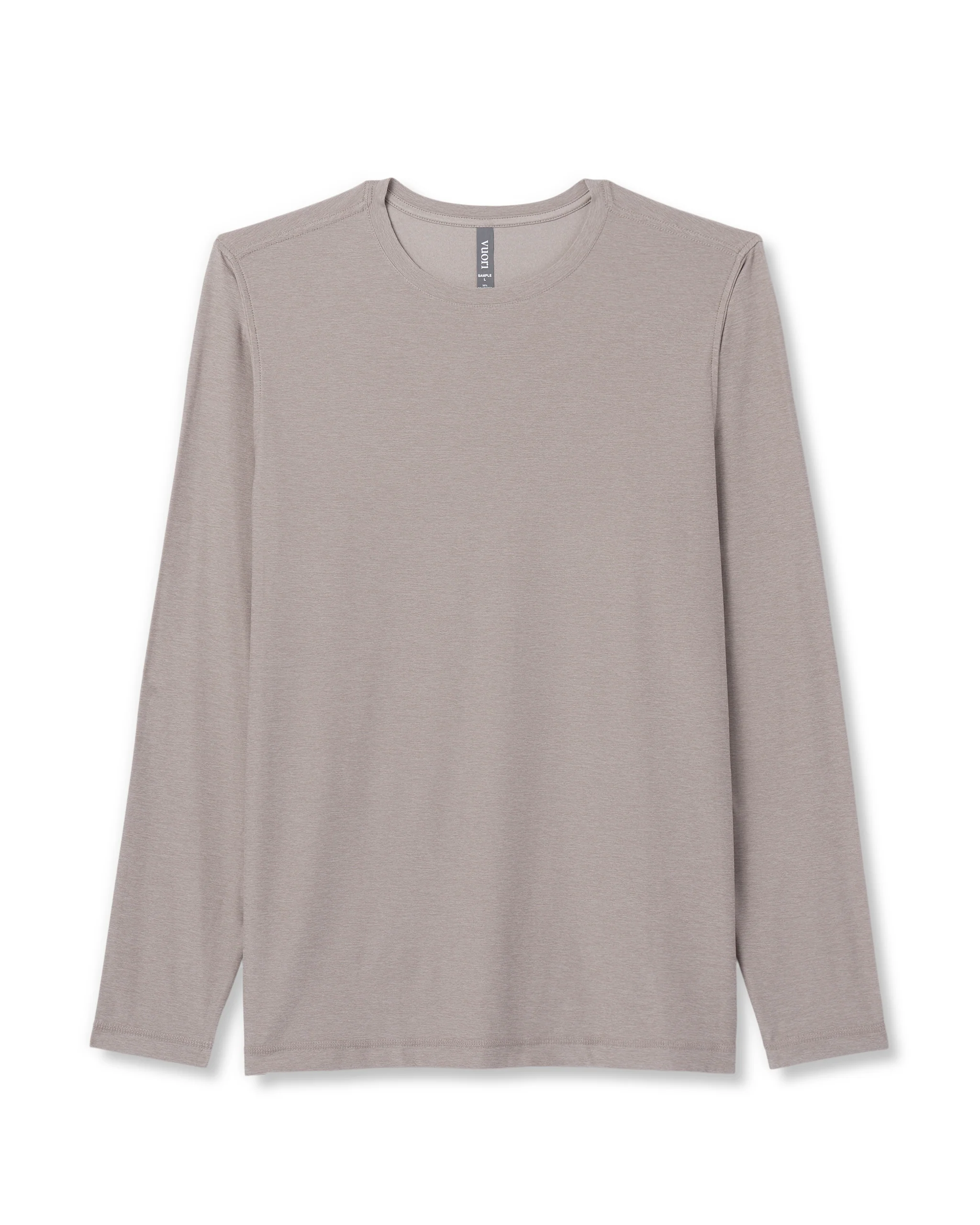 Long Sleeve Strato Tech Tee | Mocha Heather