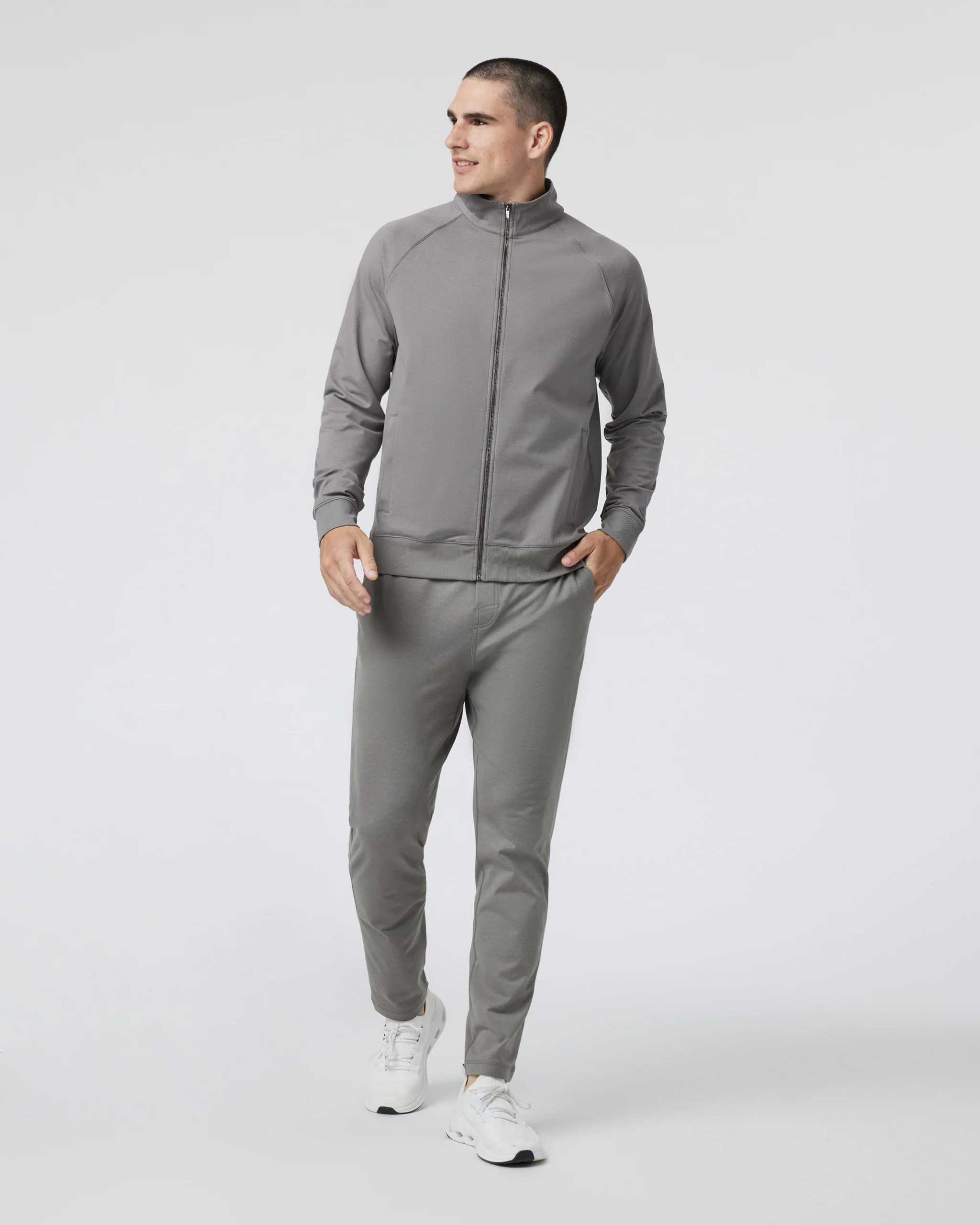 Coronado Novelty Full Zip | Dolomite Heather