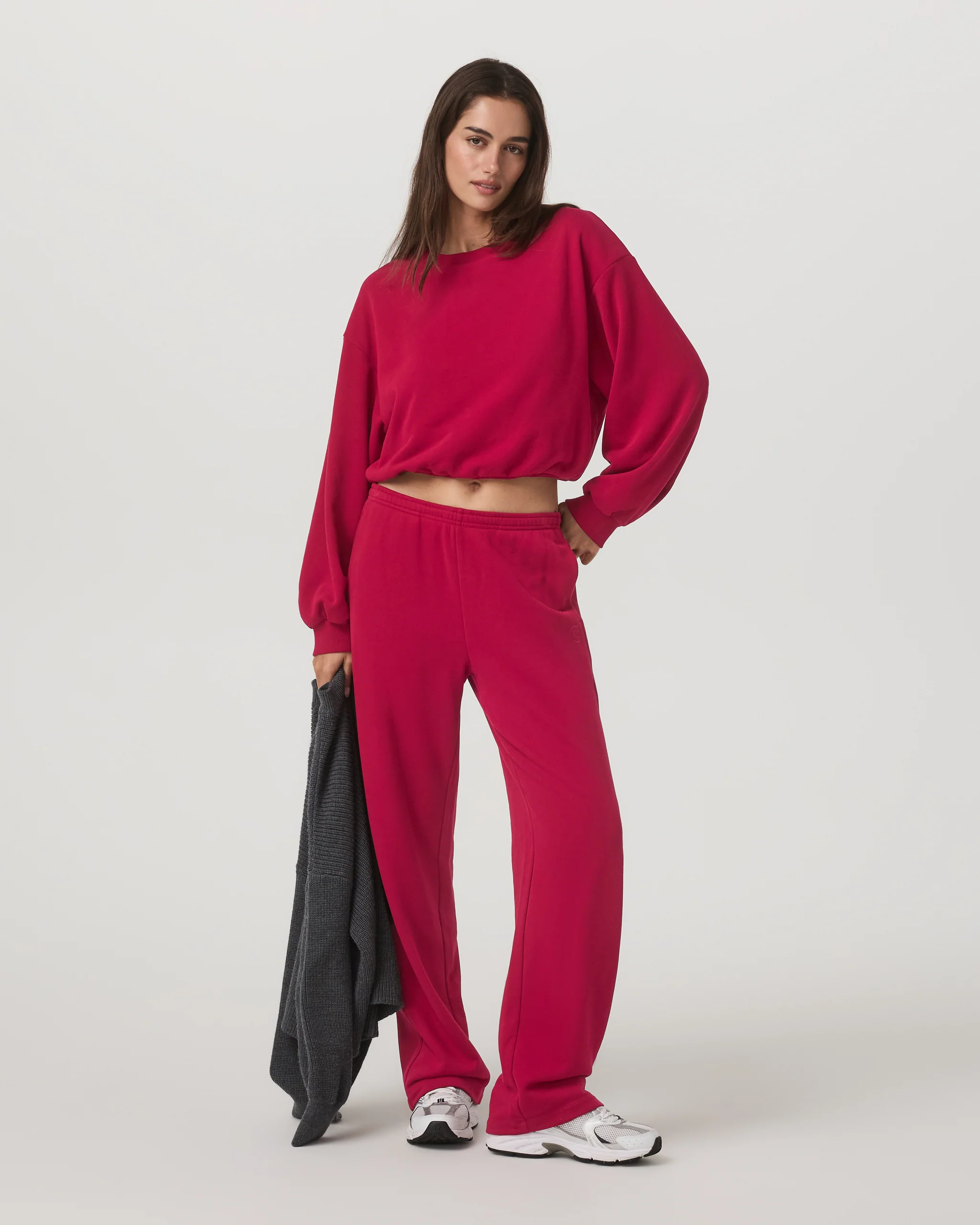 Sedona Straight Leg Sweatpant | Strawberry