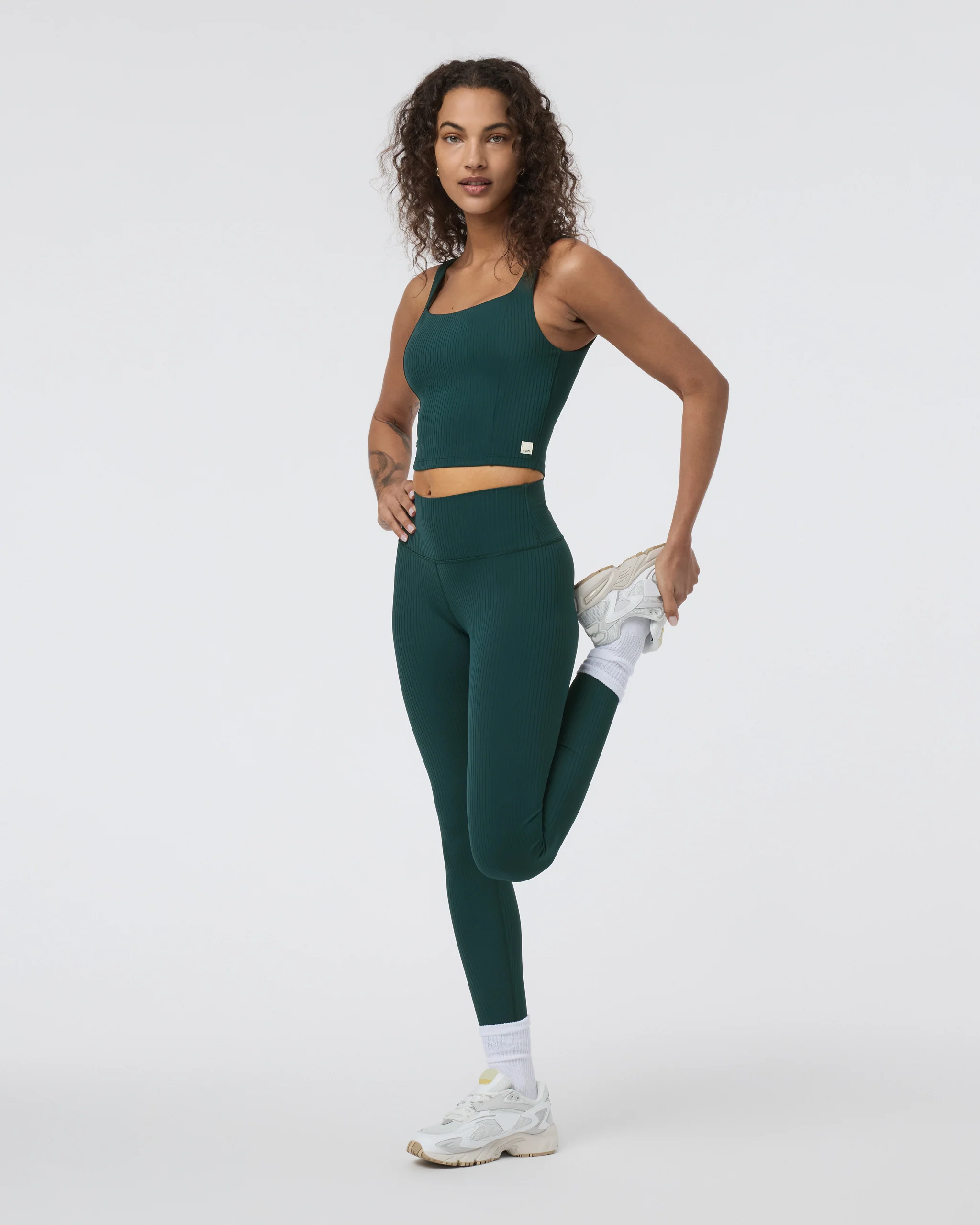 Inversion Rib Legging | Moss