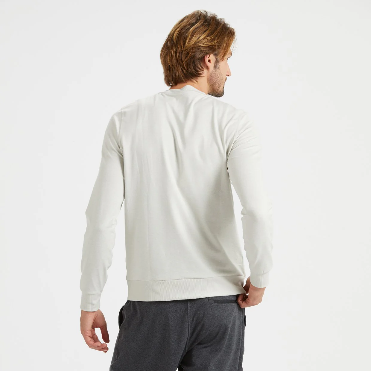 Ponto Performance Crew | Dove Grey Heather