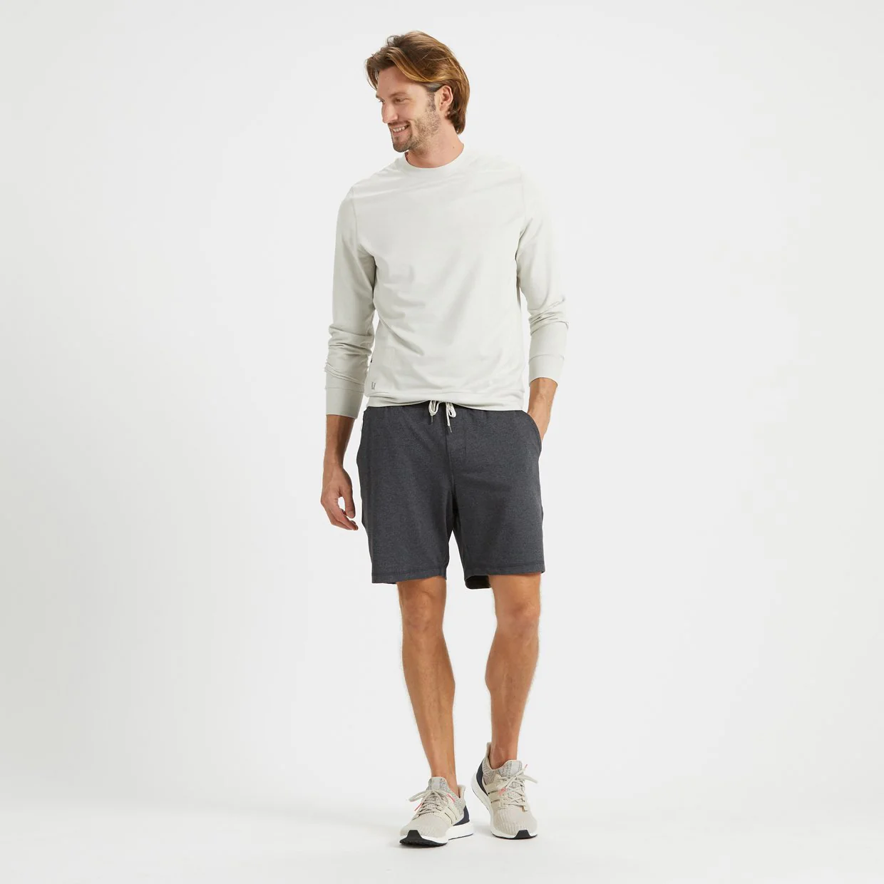 Ponto Performance Crew | Dove Grey Heather