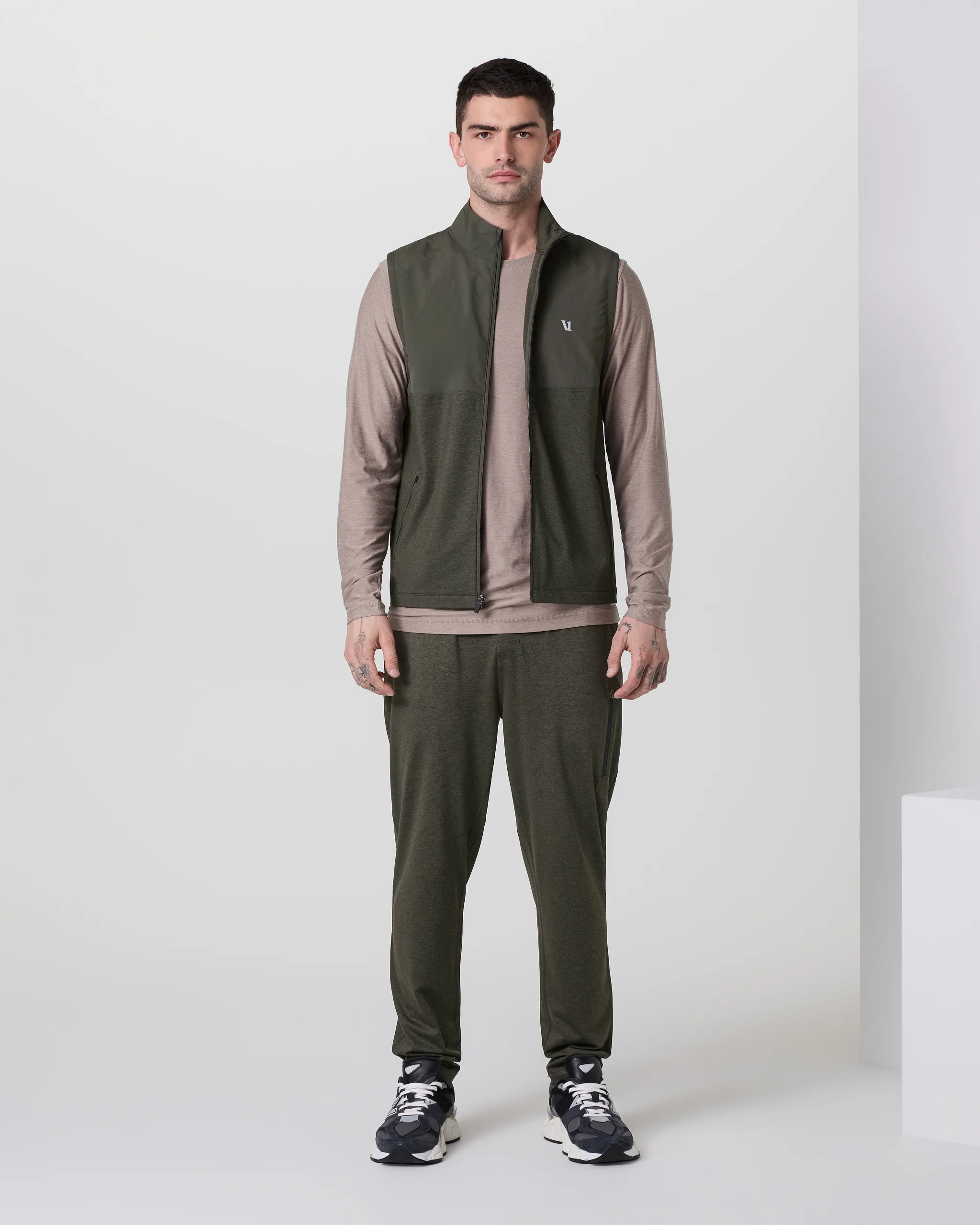Sunday Element Vest | Kale Heather