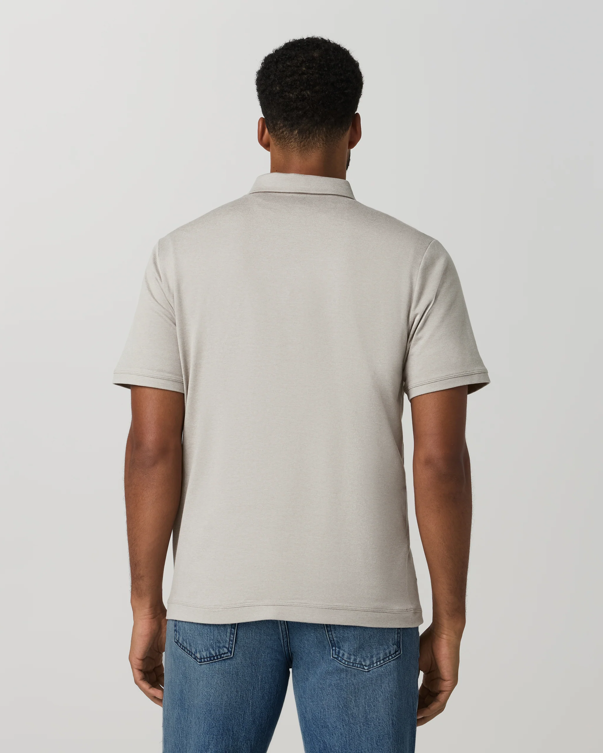 Short Sleeve Ponto Performance Polo | Dark Salt Heather