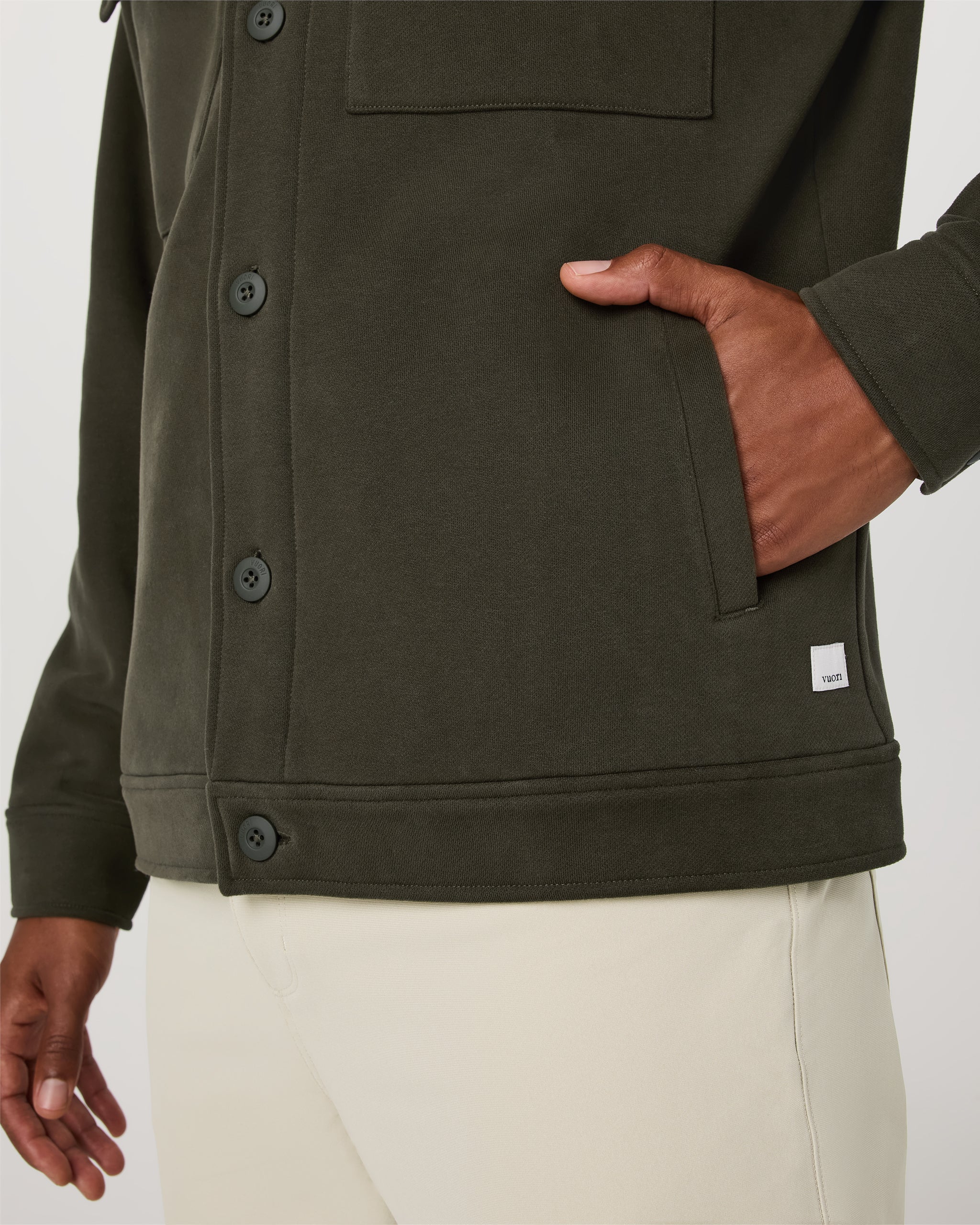 Seaside Shirt Jacket | Olive