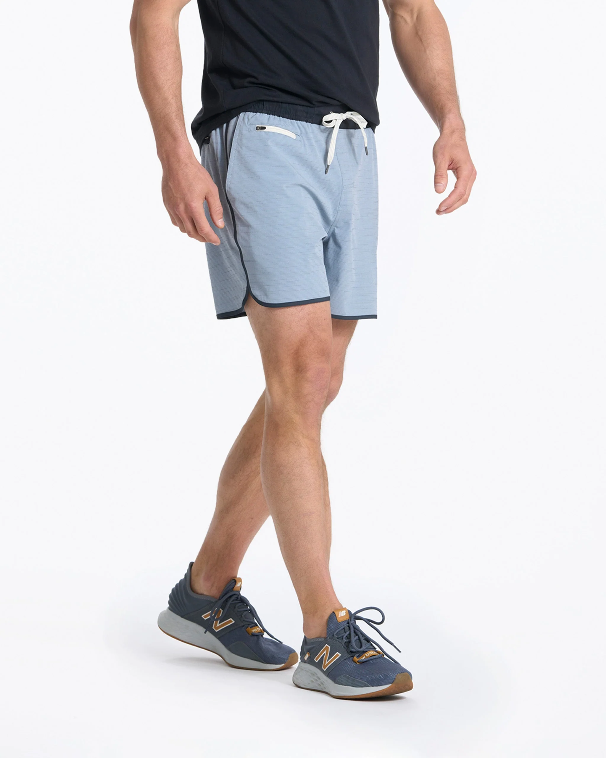 20687-banks-short-unlined-5-light-cloud-slub-stripe-3.webp Banks Short Unlined 5" | Light Cloud Slub Stripe