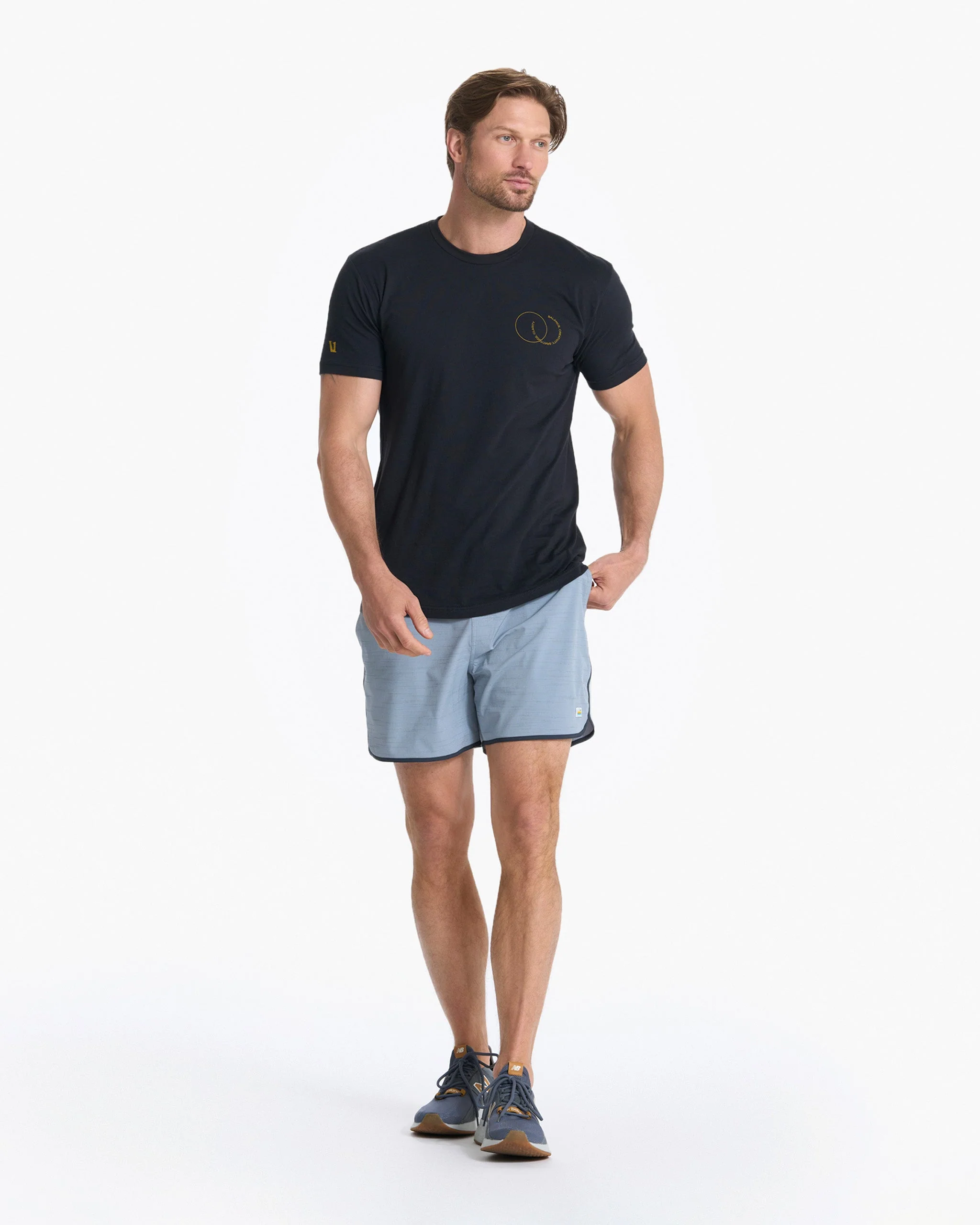 20687-banks-short-unlined-5-light-cloud-slub-stripe-5.webp Banks Short Unlined 5" | Light Cloud Slub Stripe