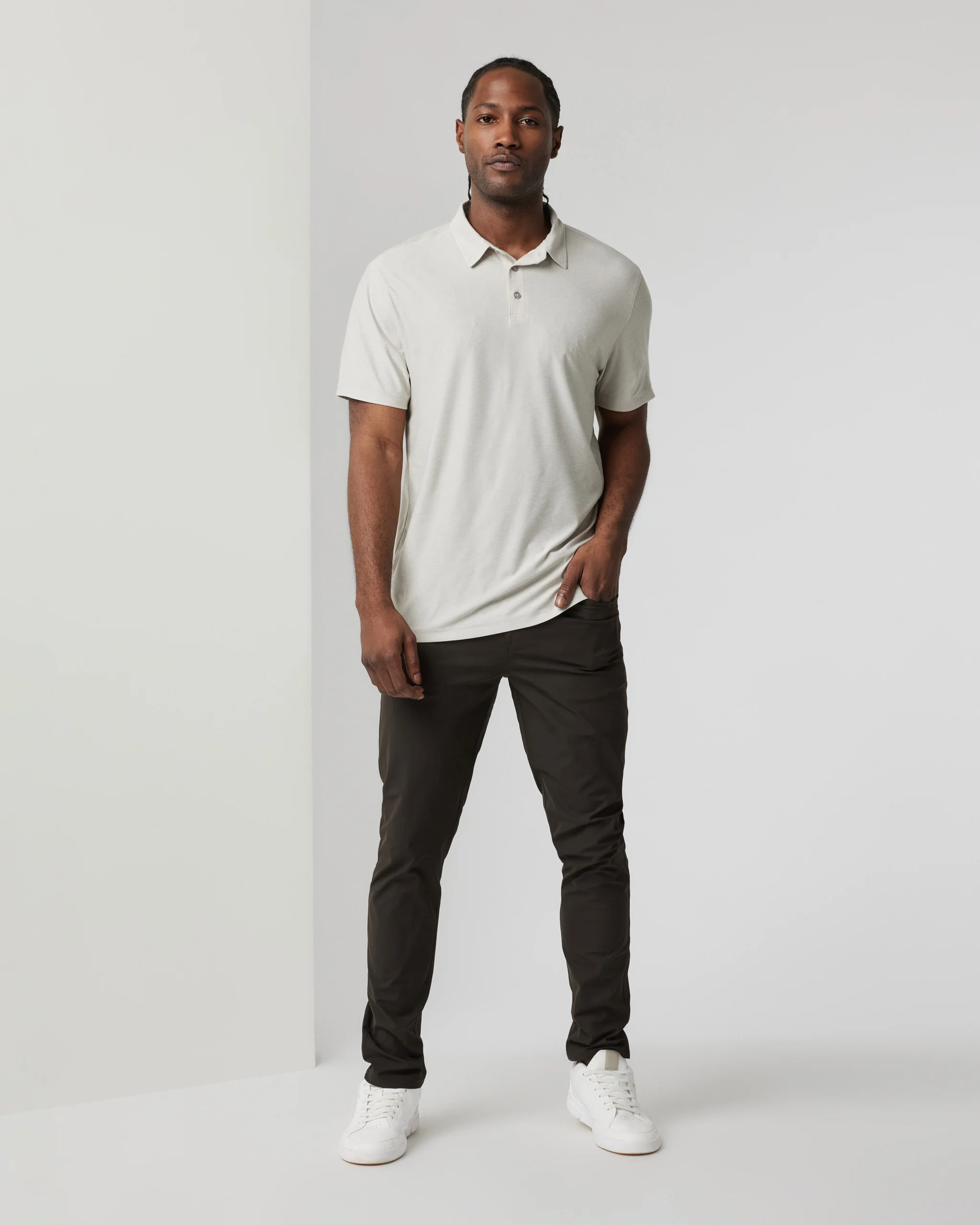 Strato Tech Polo | Salt Heather
