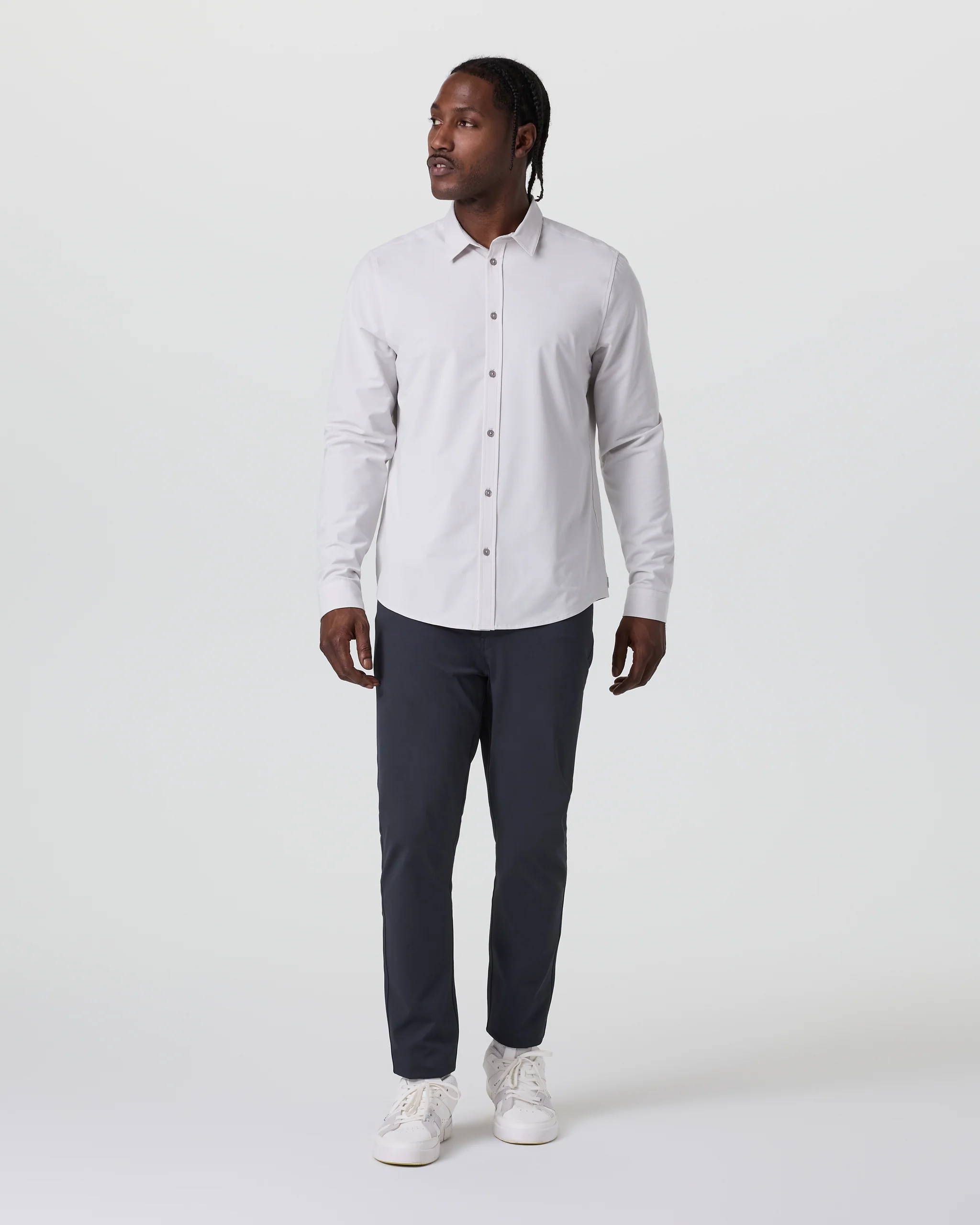 Vuori Meta™ Twill Pant Athletic Slim 32" | Navy