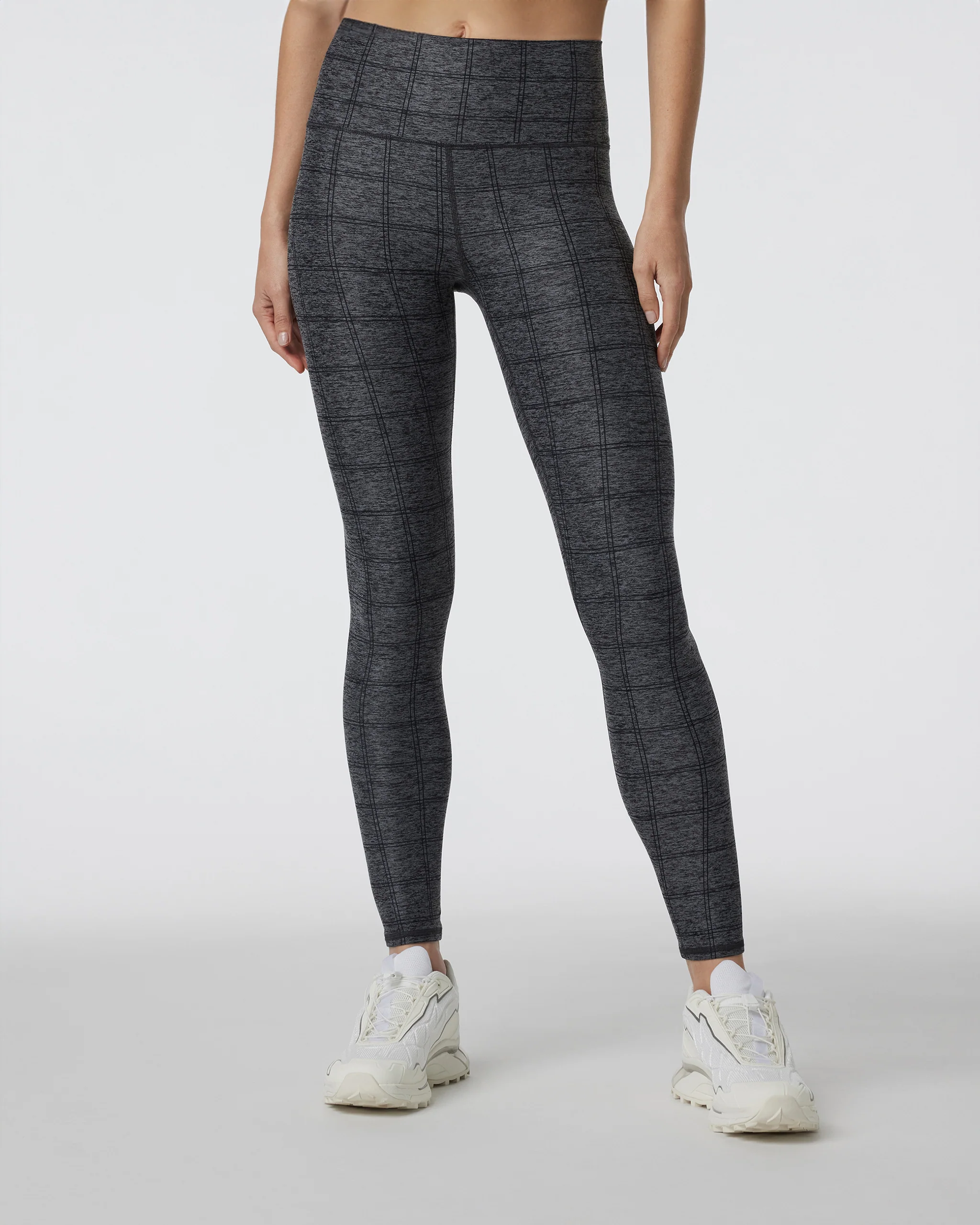 Clean Elevation Legging | Charcoal Windowpane