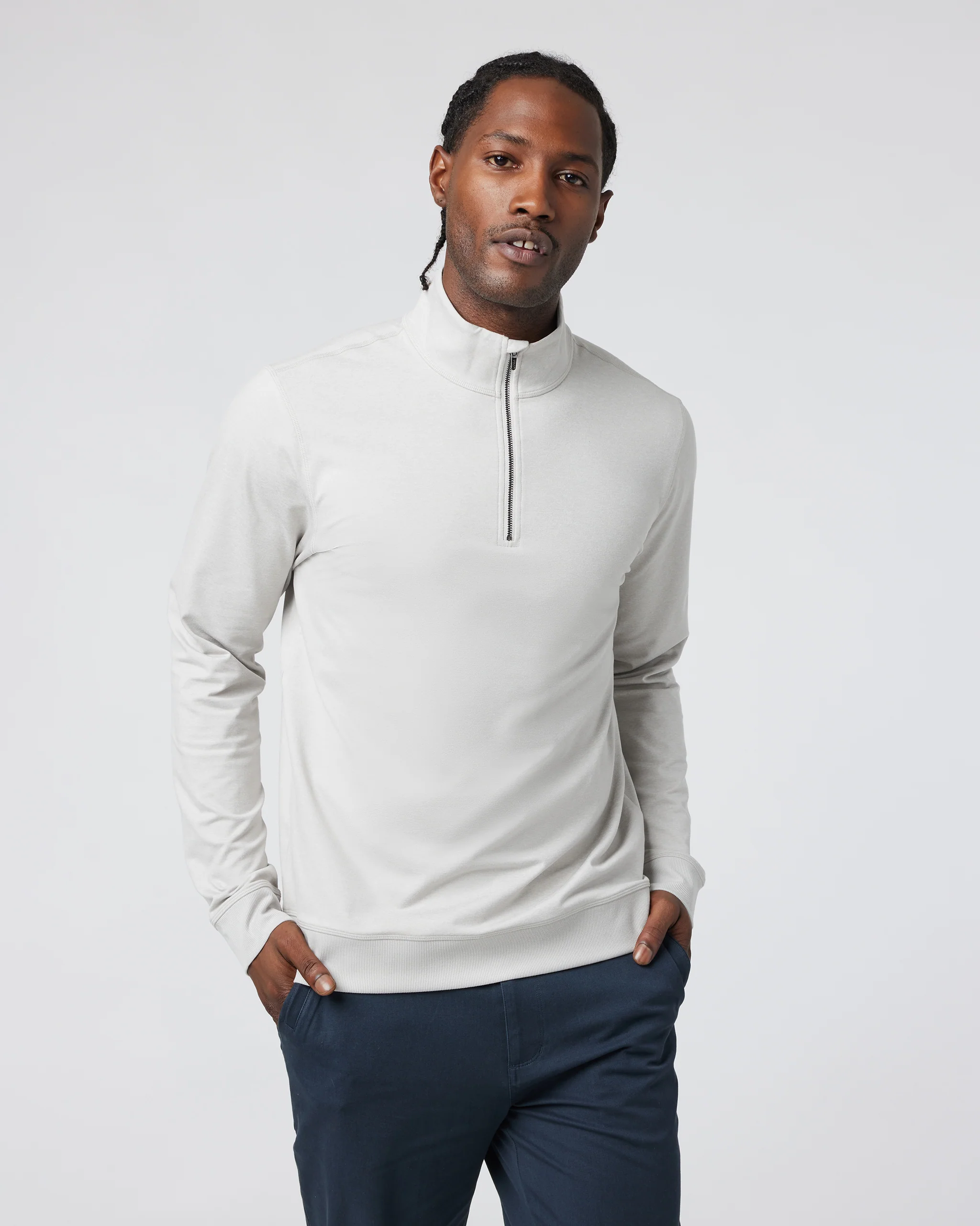 20980-coronado-half-zip-suede-heather-1.webp Coronado Half Zip | Suede Heather