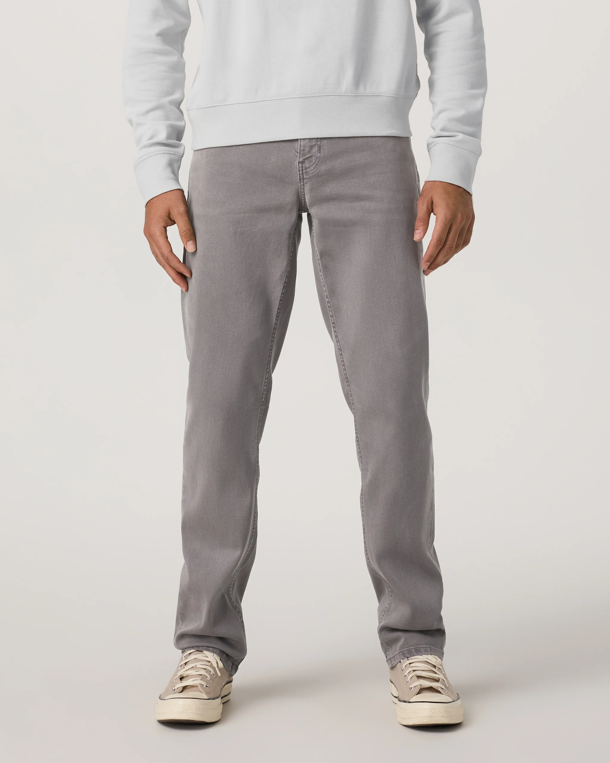 Benton Stretch Twill Pant Classic Fit 32" | Cavern Grey