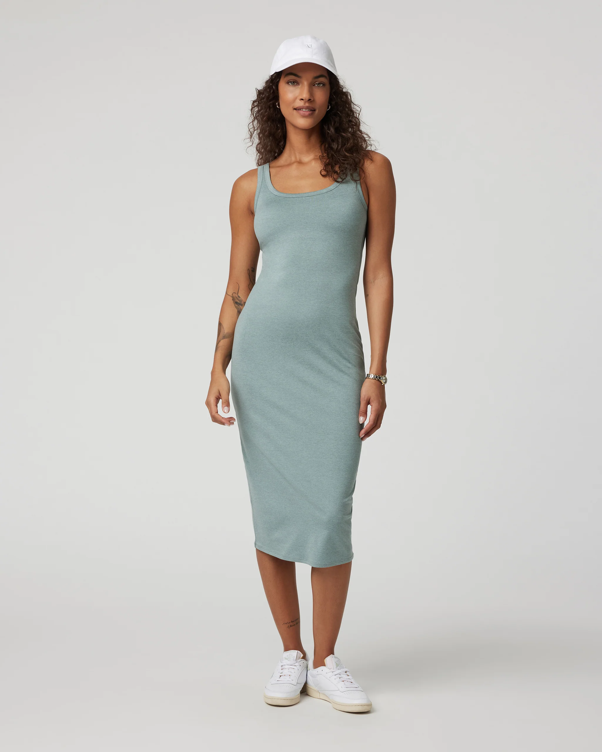 Halo Essential Dress | Vintage Pistachio Heather