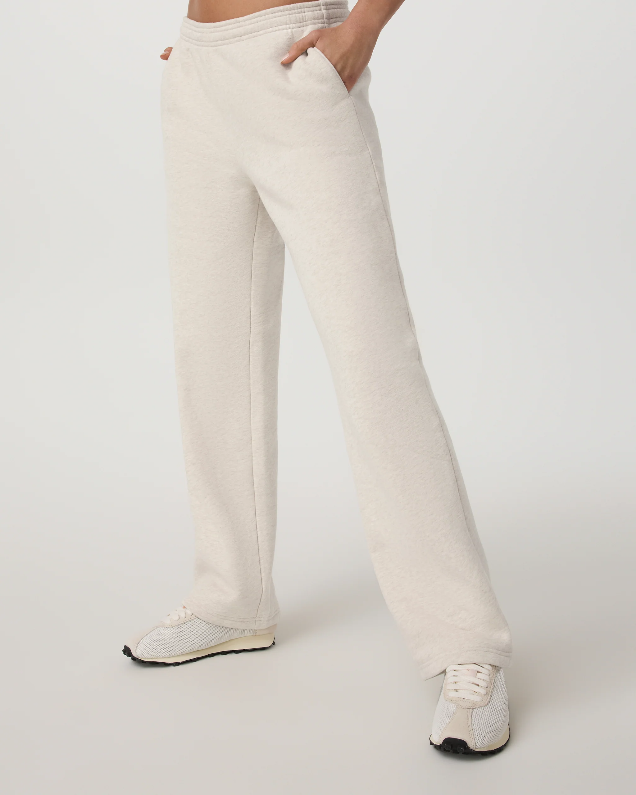 Restore Straight Leg Sweatpant-Short | Bone Heather