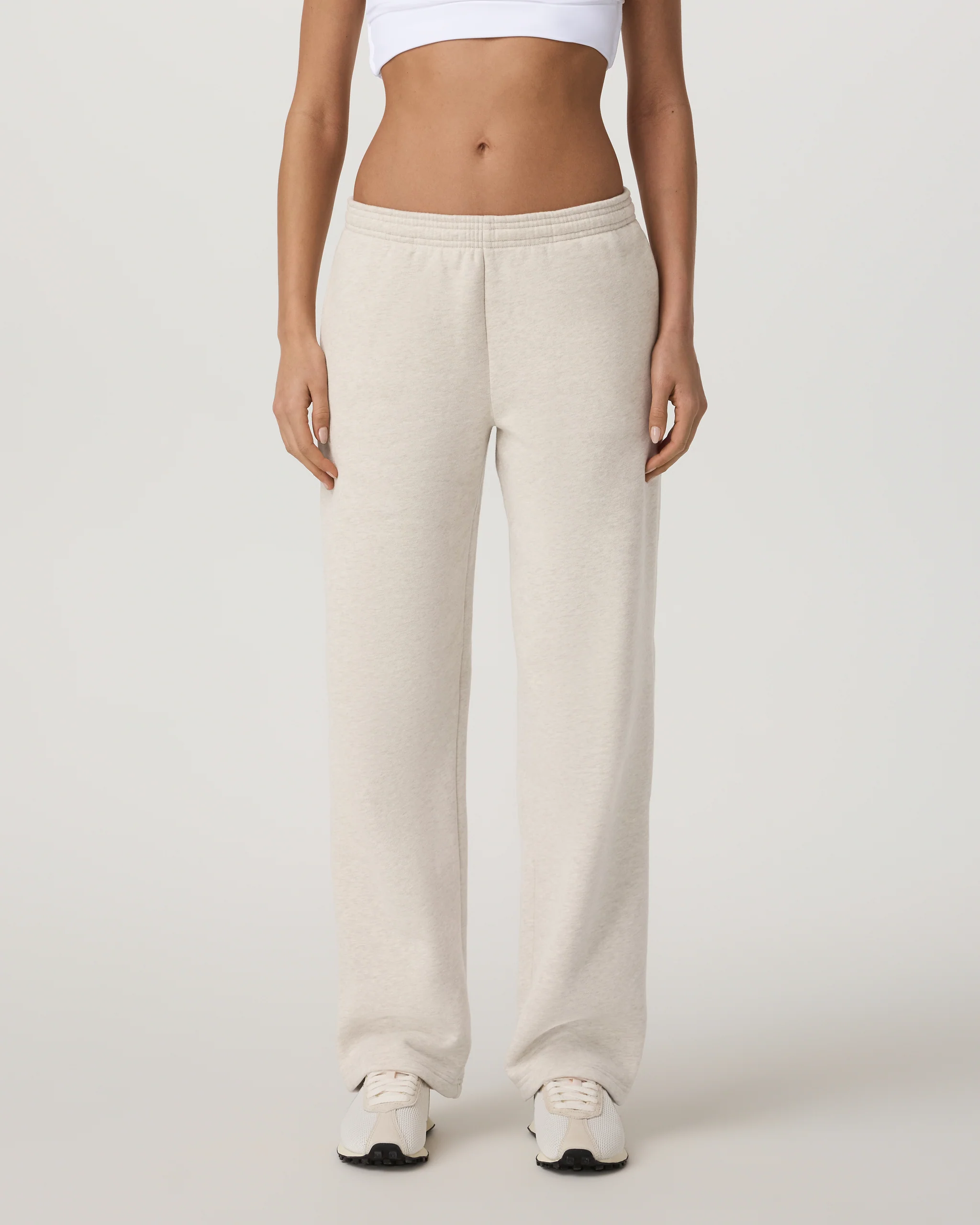 Restore Straight Leg Sweatpant-Short | Bone Heather