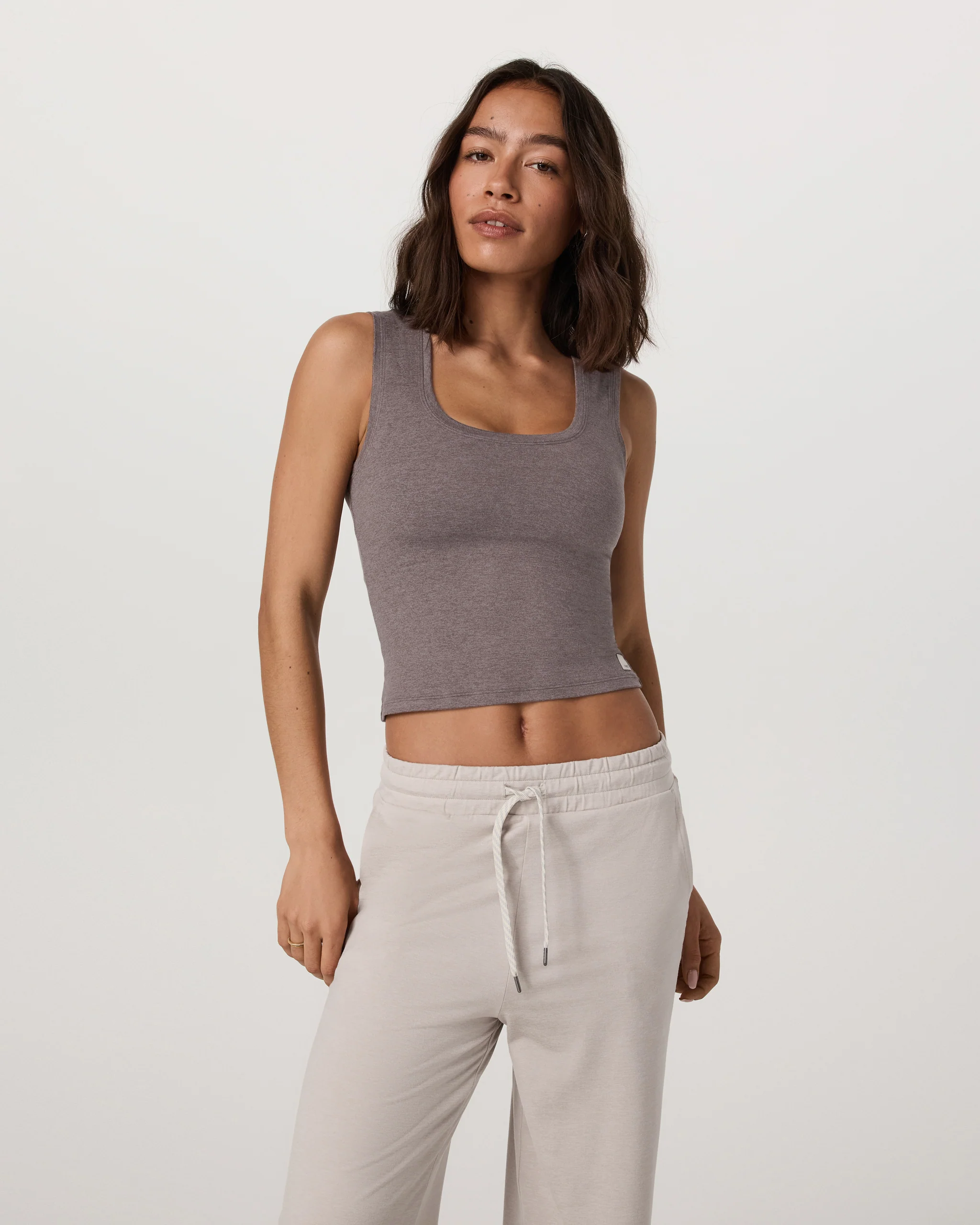 21110-halo-essential-scoop-tank-huckleberry-heather-1.webp Halo Essential Scoop Tank | Huckleberry Heather