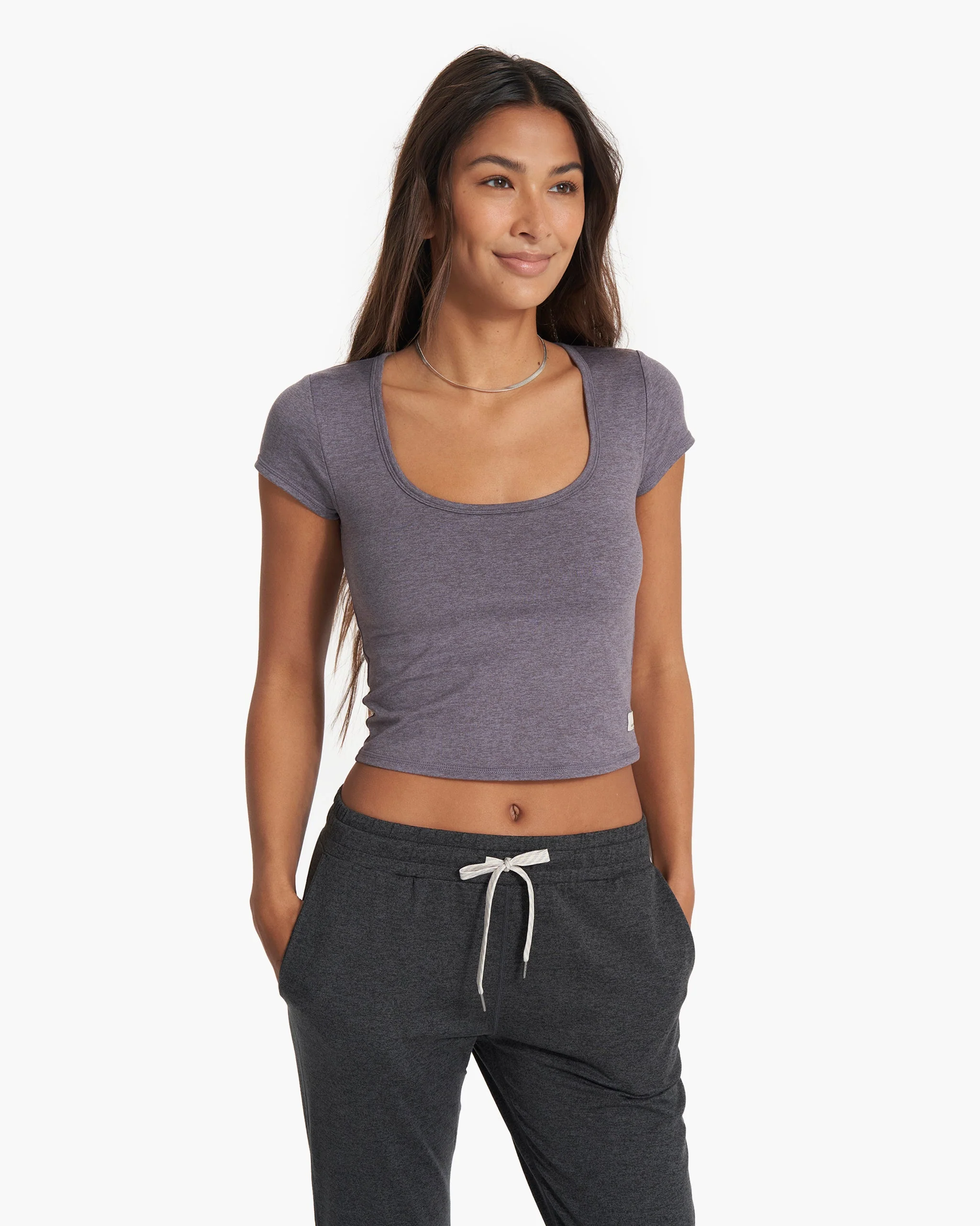 Short Sleeve Halo Crop | Sawyer Heather