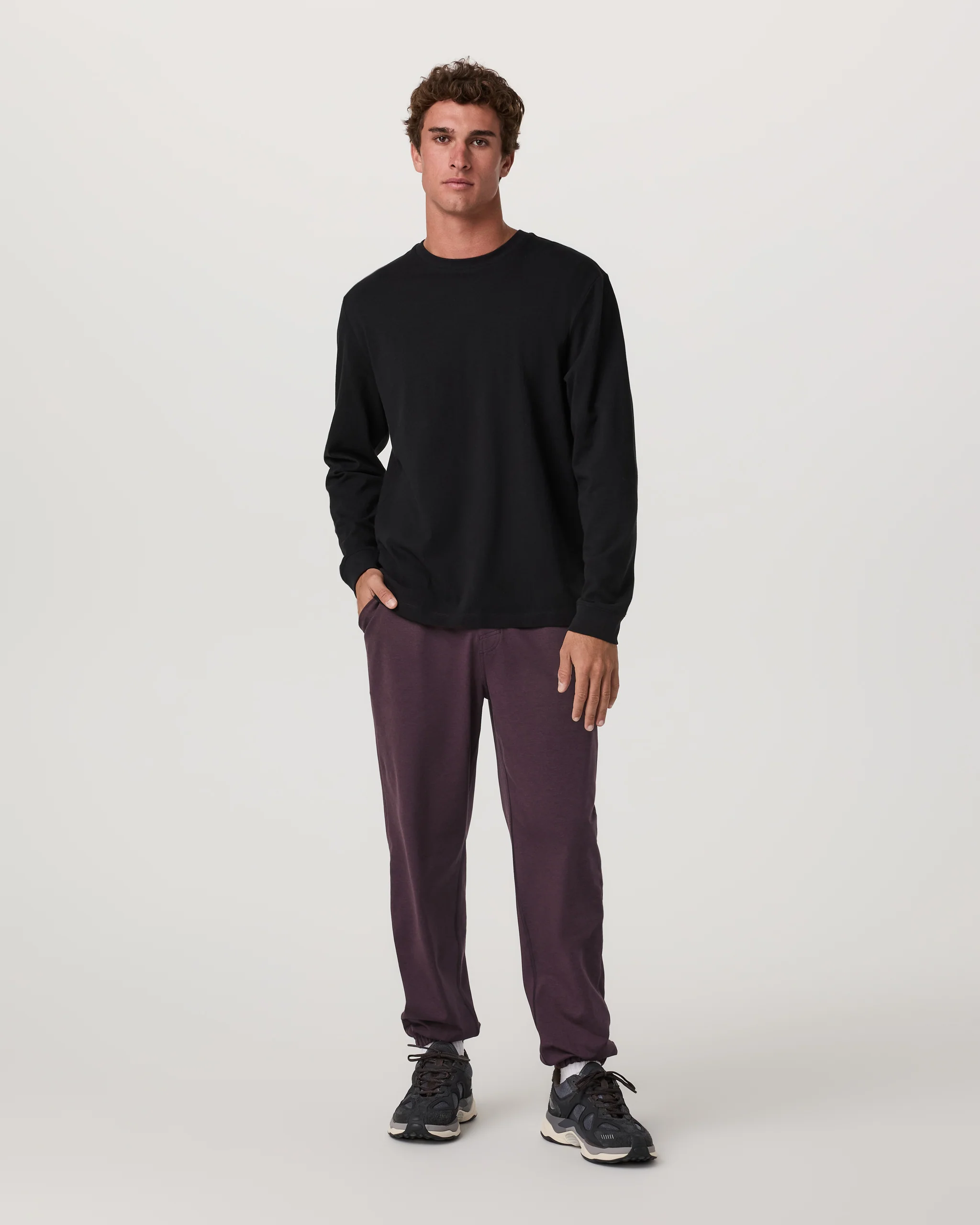 Coronado Sweatpant | Raisin Heather