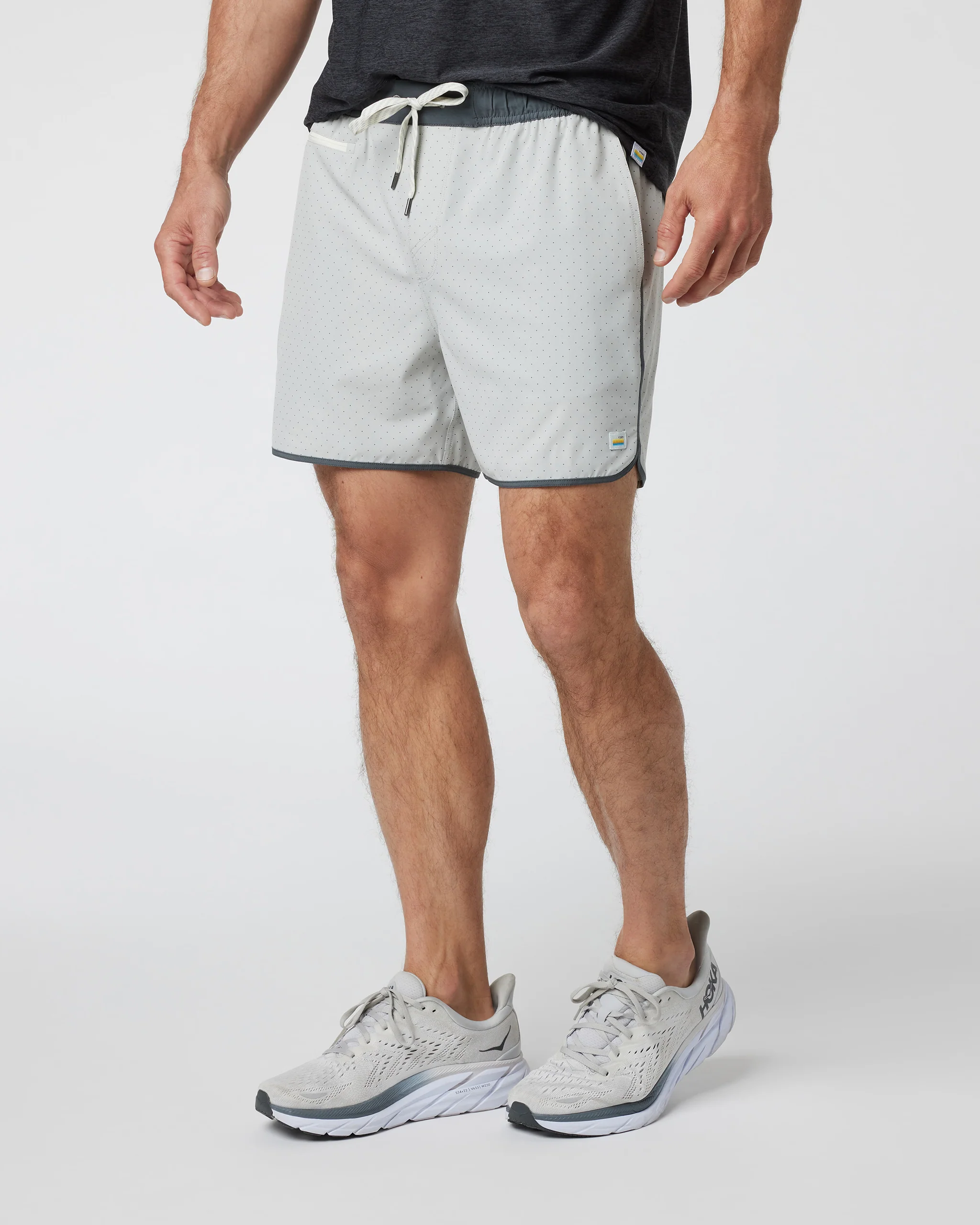 Banks Short Unlined 5" | Sky Grey Micro Dot