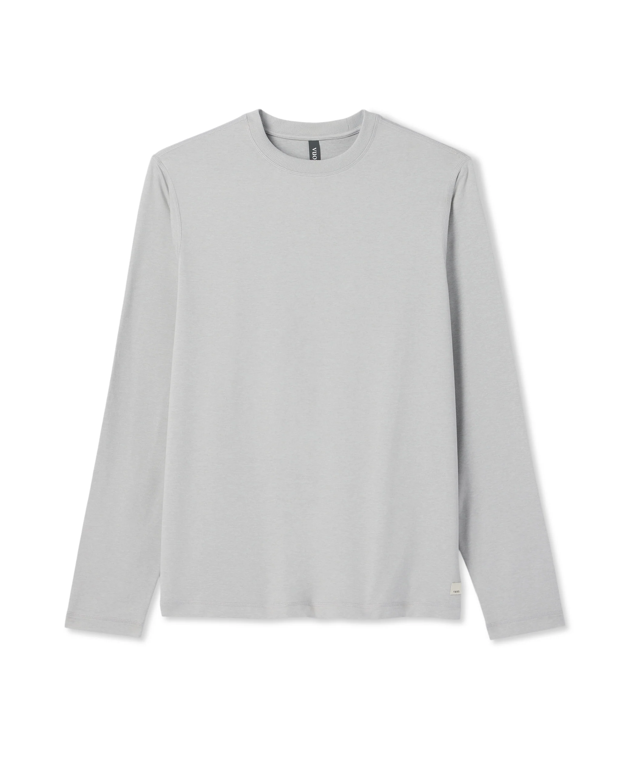 Long Sleeve Ponto Performance Tee | Frost Grey Heather