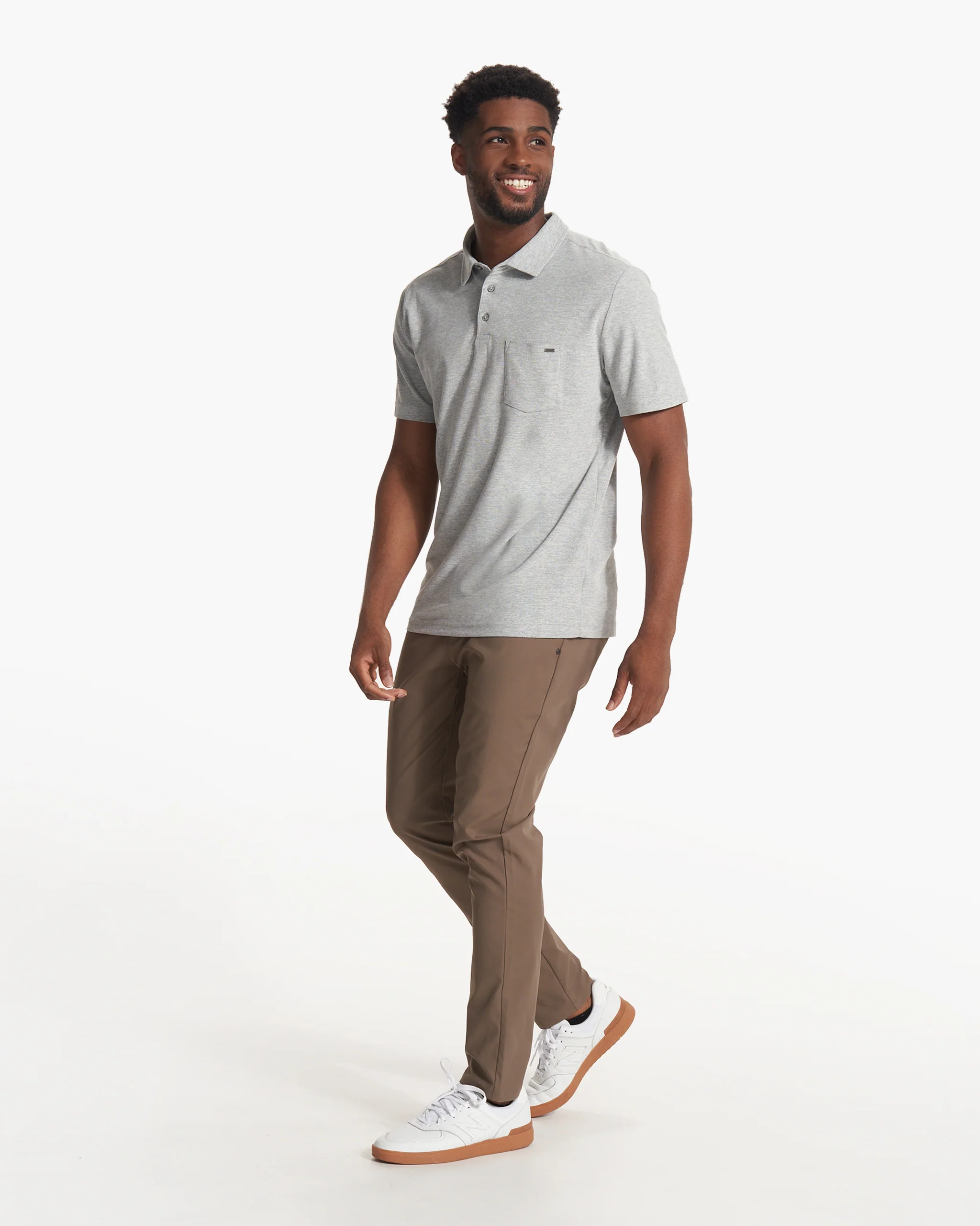 Cascade Tech Chino Pant Athletic Slim Fit 30" | Greige