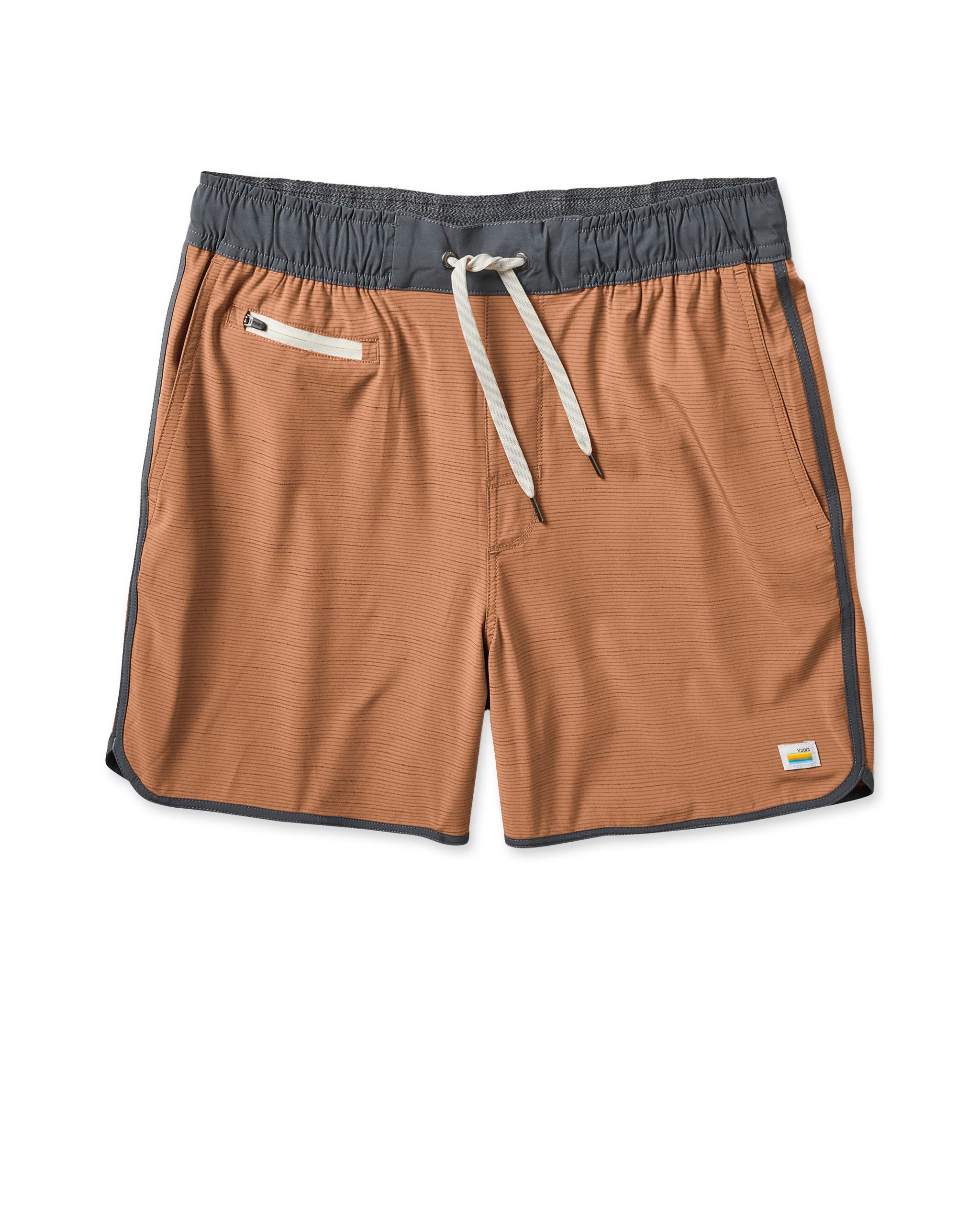 Banks Short Unlined 5" | Palo Santo Slub Stripe
