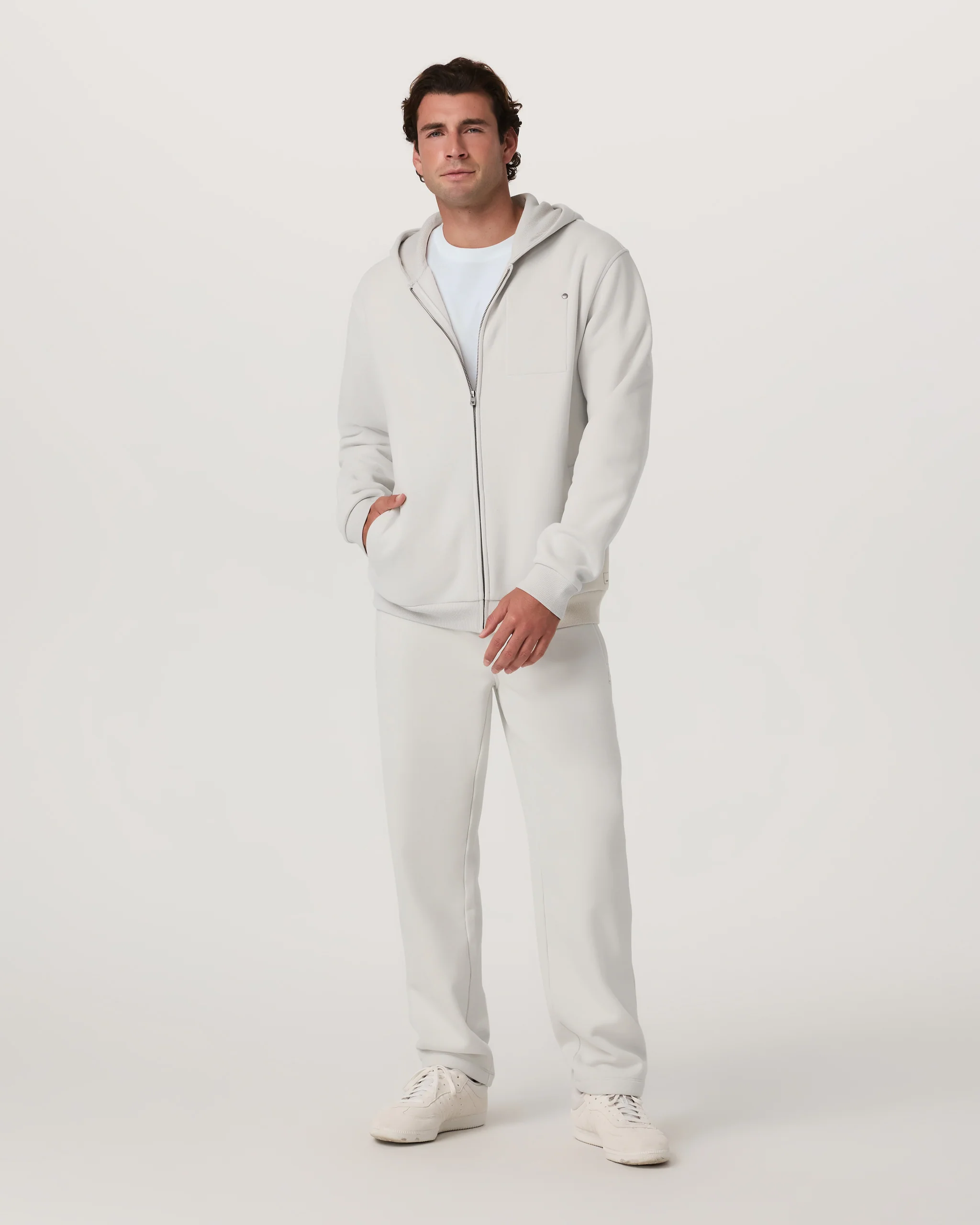 Seaside Straight Leg Sweatpant 30” | Salt