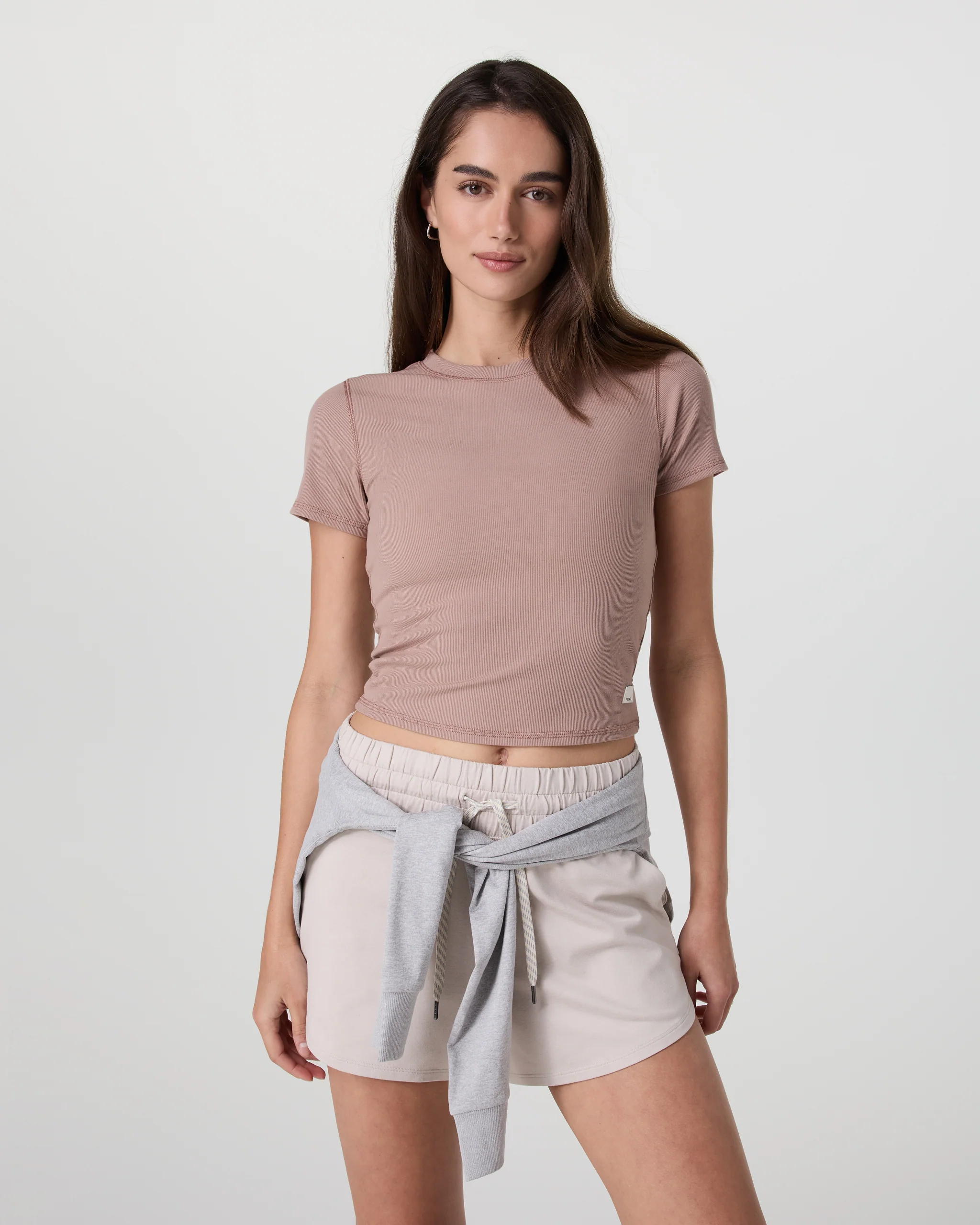 21512-pose-fitted-tee-rose-clay-1.webp Pose Fitted Tee | Rose Clay